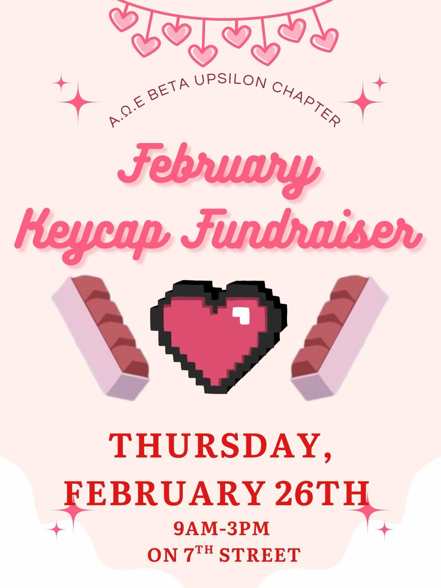 Our keycap fundraiser is back on🥳 come to our booth on 7th street this Thursday to purchase character and keyboard clickers for all your fidgeting needs :))
New feature for this time around is pre-orders. The google form is now posted in our Linktree, so if you would like to secure a purchase before the fundraiser happens, make sure to fill that out😁 (styles are limited)