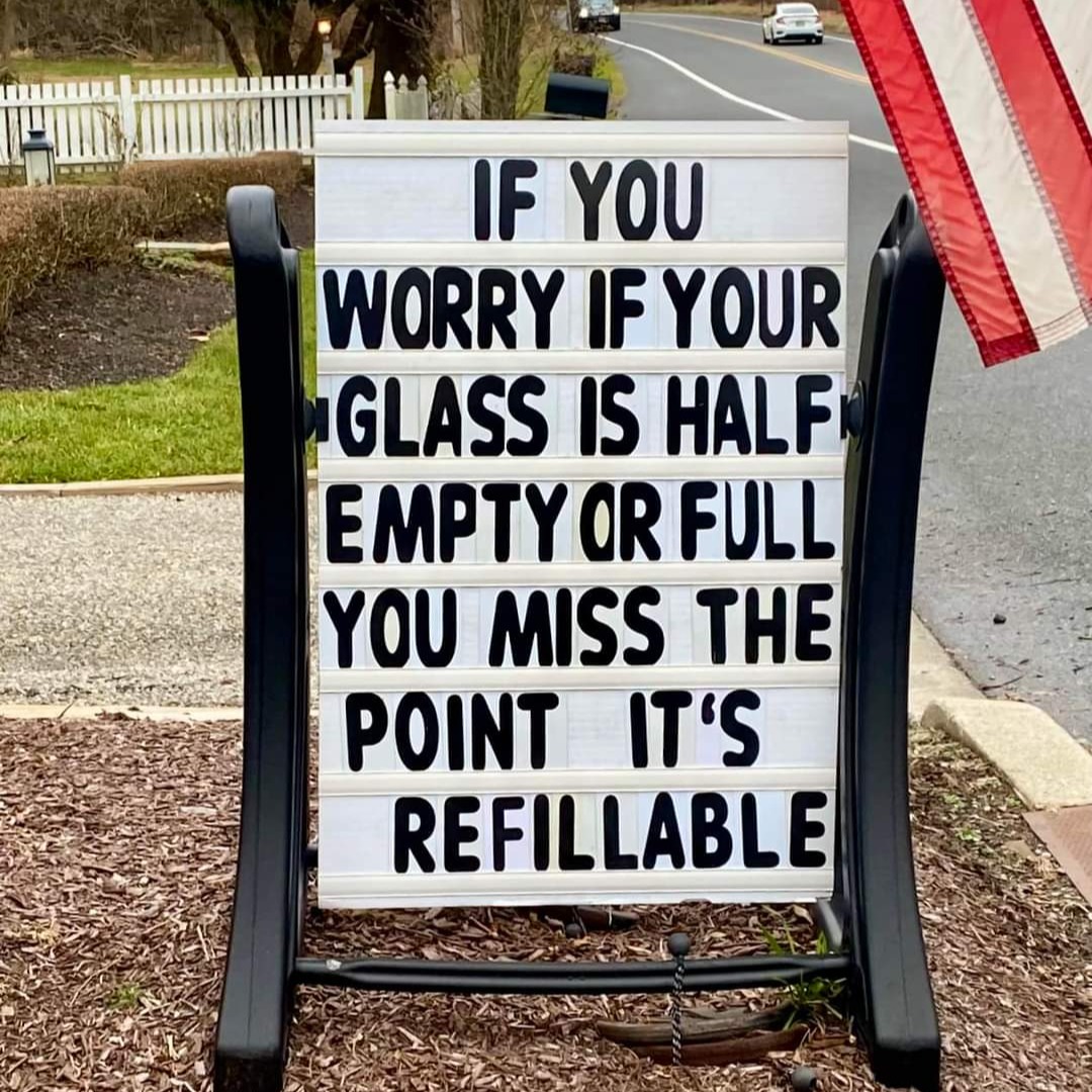 Some good advice for us all! Come in tomorrow to get your glass filled with yummy Skyhaven wine. 🍷 The tasting room will be closed on Sunday, March 1, for some team cup-filling at the AZ Renaissance Festival. #argh ⚔🍻