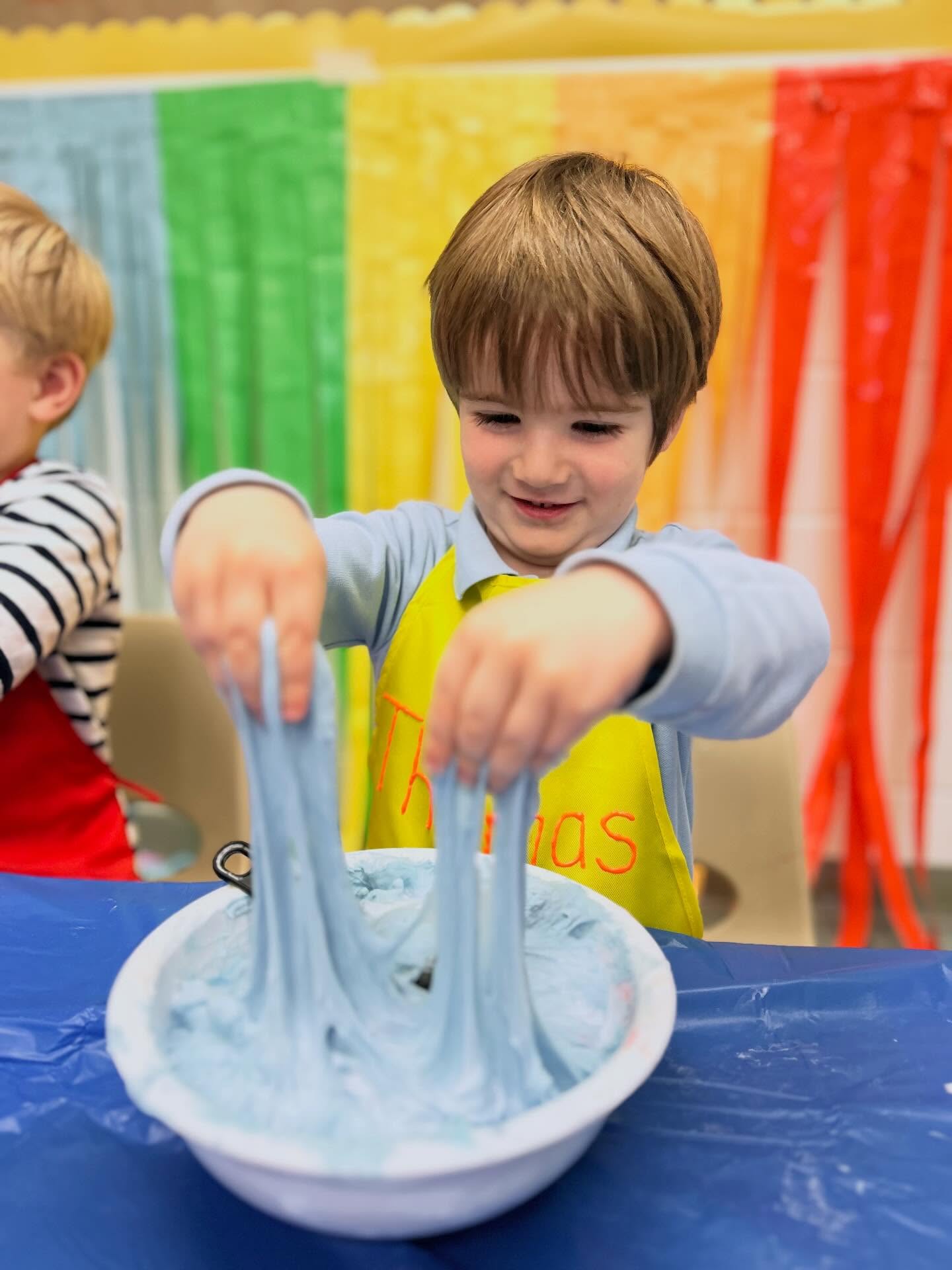 🩷 Our Slimes and Smoothies Teacher Experience happened this week!
🧡 Auction winner Thomas got to bring a friend to have lunch, smoothies and make slime with our 2s teachers, Ms. Lindsey & Ms. Lisa, after school.
💛 Thomas chose to make delicious chocolate banana smoothies! After smoothie time, they all got messy, messy, messy making slime.
💚 It was a chocolatey, delicious, sticky and silly time!
#allsaintspreschoolrva #allsaintsepiscopalchurch #henricova #richmondva #riverroad