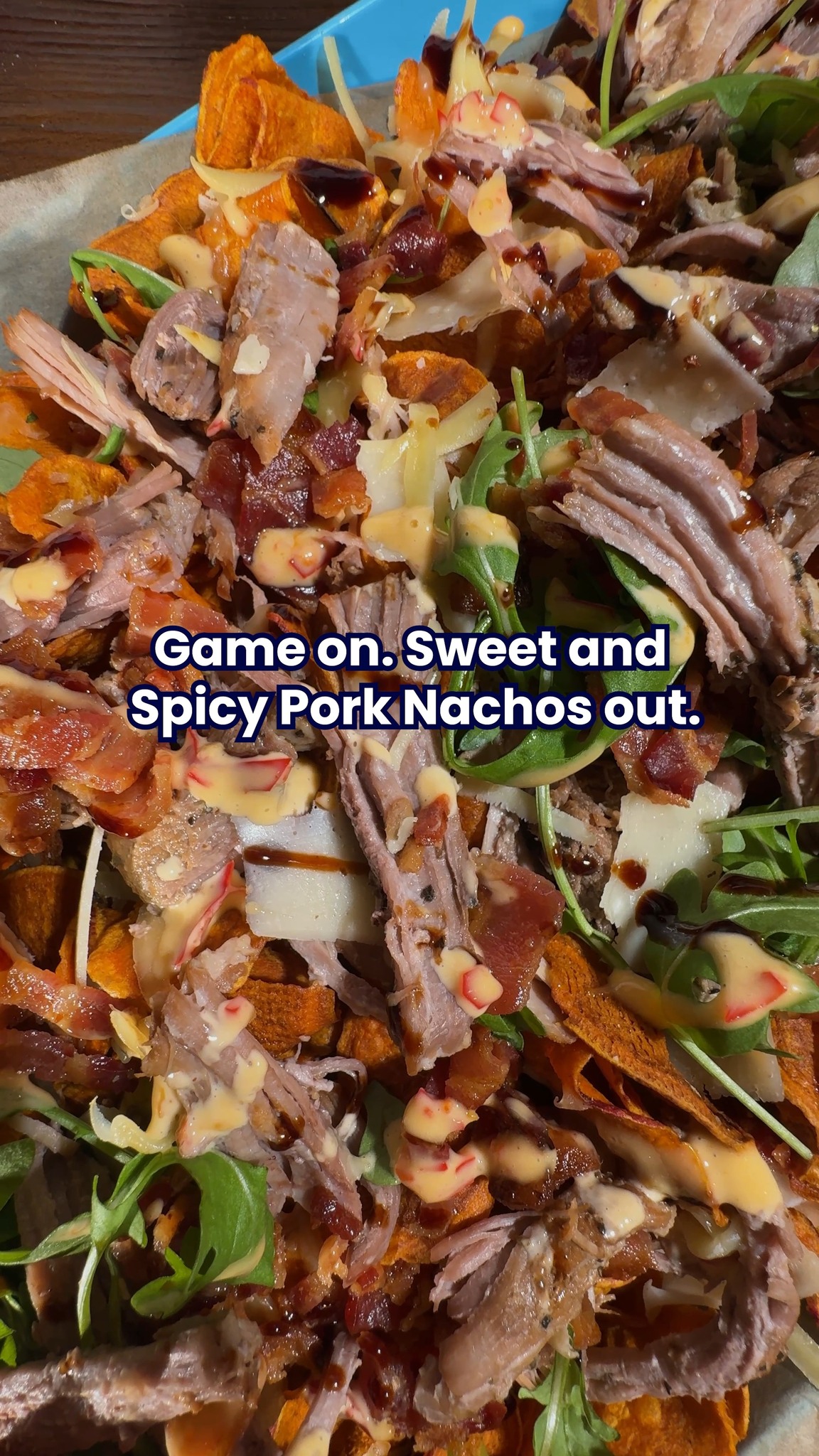 They’re not watching the game. They’re in a silent battle for the last sweet and spicy pork sweet potato nacho
Taste What Pork Can Do.® (link in bio)