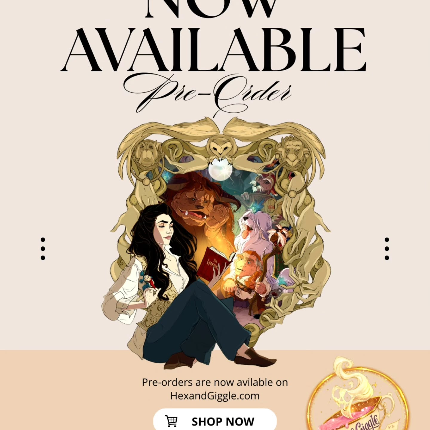 Good Morning, pin Goblins! It's finally time for this legendary launch! "I don't know why, but every now and again in my life - for no reason at all - I need you. All of you." - Sarah
Should you need us - is now available on Hexandgiggle.com
LE 65
#LabyrinthPin
#PinPresale
#LimitedEditionPin
#PreorderNow
#HexAndGiggle