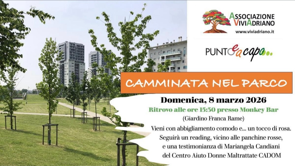 Camminare, specie all’aria aperta ed in compagnia, è uno dei capisaldi per la nostra salute, soprattutto al femminile. 🚶♀️🌿💛
Festeggeremo la Festa della Donna unendoci all’iniziativa organizzata da Associazione Vivi Adriano. 🌼
La dott.ssa Nava rappresenterà la Doctors & Doulas a questo evento e spera che vi uniate a lei numerose! 💪✨👩⚕️
