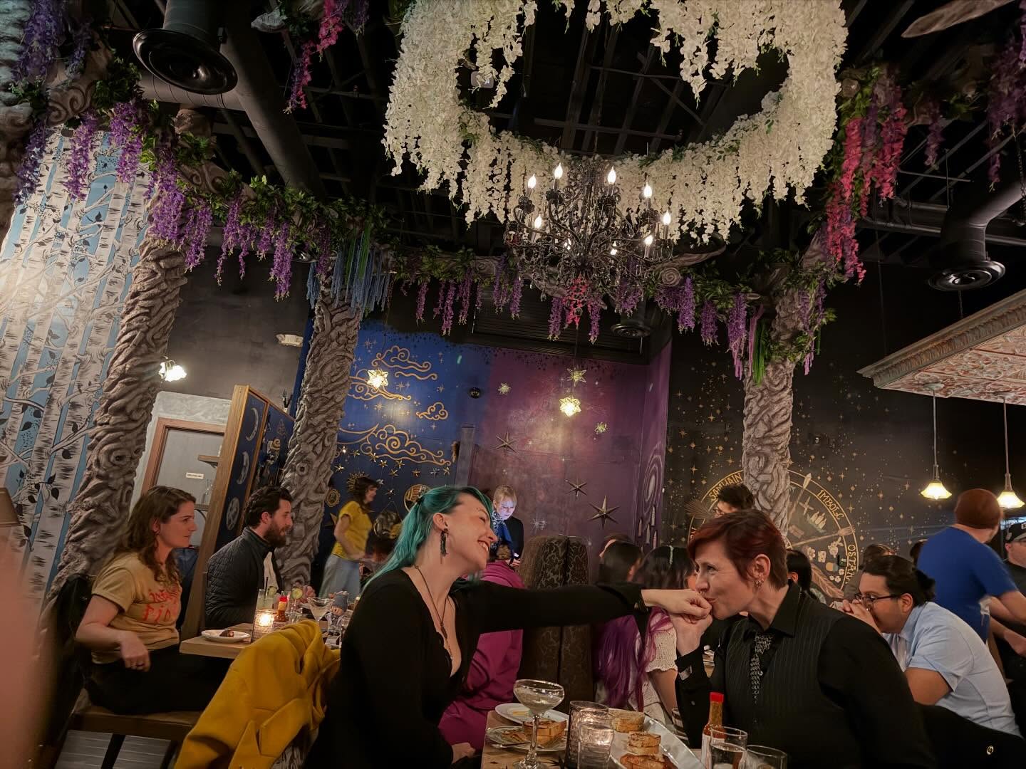 Date night at @thewitchscottage1111! You can absolutely feel the love built into every aspect of this building.
While not a 1:1 by any means, I NEED you to know, it was like Hygge had come to life. I got a little teary about it. If you read Hearth Witch and were like “I want to go there”, then you need to check out The Witch’s Cottage in North Hollywood.
Servers were wonderful and food was tasty—they did just open so I’m not sure how the menu may shift over time, but we had the dragon deviled eggs, minestrone soup and the grilled cheese flight.
My eyes were far too big for my stomach but I am very excited to come back for the cafe experience and get some more writing done in such a gorgeous space.
#hygge #cozy #northhollywood #thingstodoinla