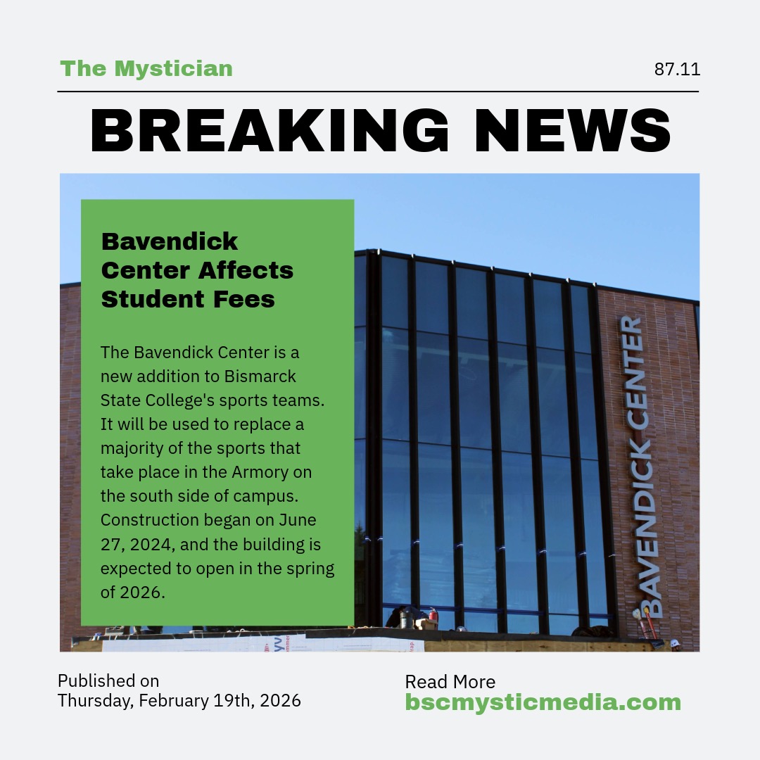 Read This Article About The Bavendick Center And More In The Newest Issue Of The Mystician Out Today! 📰
You Can Find Physical Copies Around Any Building On Campus Or Find The Online Version At https://www.bscmysticmedia.com
Photo By Kayden Schmitcke