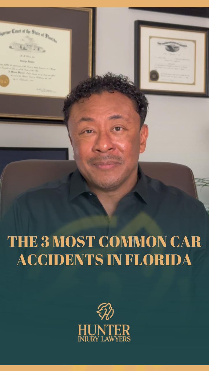 🚗 If you drive in Florida, these are the three most common types of crashes we see:
• Rear-end collisions, often caused by distracted driving, tailgating, or sudden stops
• Intersection or T-bone accidents due to running red lights or failing to yield
• Left-turn accidents caused by misjudging speed or trying to beat a traffic light
These crashes frequently lead to serious injuries, especially to the neck, back, and spine.
Staying focused, avoiding distractions, and using extra caution at intersections can make a real difference.
Comment below if you’ve experienced one of these types of accidents, and follow for more practical legal insight.
To others, it’s just business. For us, it’s personal.
#CarAccidents #FloridaDrivers #TrafficSafety #InjuryAwareness #PersonalInjuryLaw LegalEducation HunterInjuryLawyers