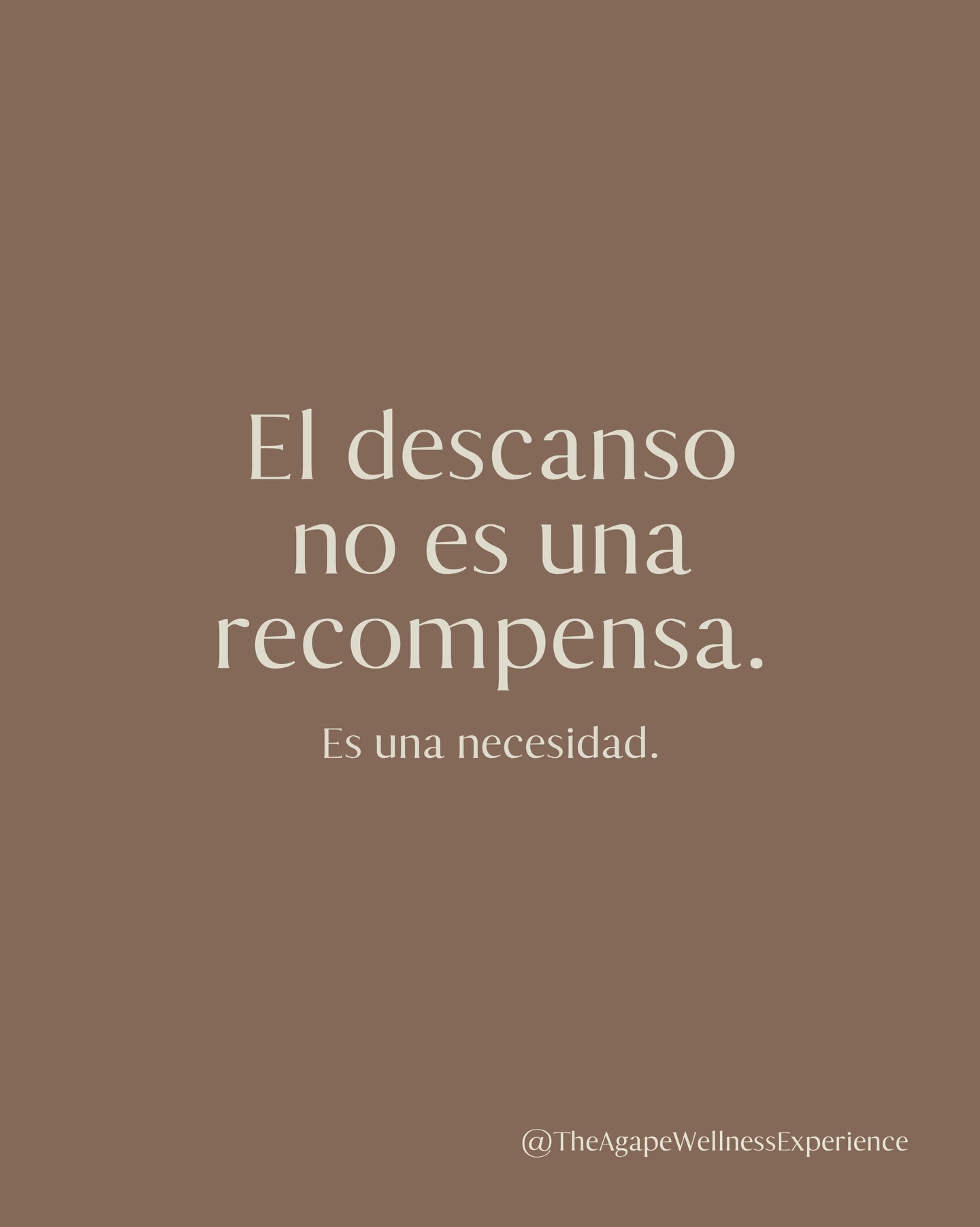APRENDE A DARTE UNA PAUSA✨
El poder balancear el “hacer” con el “estar” es lo único que te ayudará a encontrar bienestar u equilibrio en tu vida.
Cuando pausamos ayudamos a que nuestro cuerpo recupere, nuestras emociones se asienten y nuestra mente se calme.
Te invitamos a intentarlo en ágape! 💛