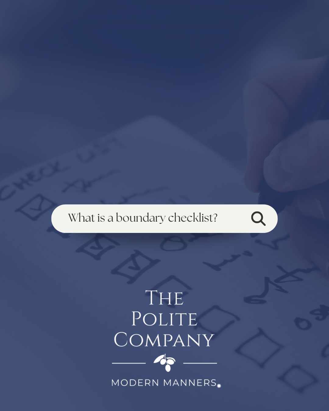Before your next dinner, networking event, or family gathering, make a boundary checklist. Yes. Write it down.
List these topics and rate each. Rate each category on a scale of 1 to 5.
1 means I’m not going there at all.
5 means I’m an open book.
Money
Your love life
Religion
Politics
Difficult relationships
Your children or family planning
Your career
Medical issues
After you rate them, look at your 1s, 2s, and 3s. Make a note and a plan for what you’ll say if one of those topics comes up.
This isn’t about staying surface level. It’s about deciding in advance what feels right to you.
Boundaries work best when you choose them before you need them.
Want a few simple phrases to say it confidently? Grab the free guide on my website. But hurry, it will be gone at the end of the month.
#ThePoliteCompany #Boundaries #Checklist