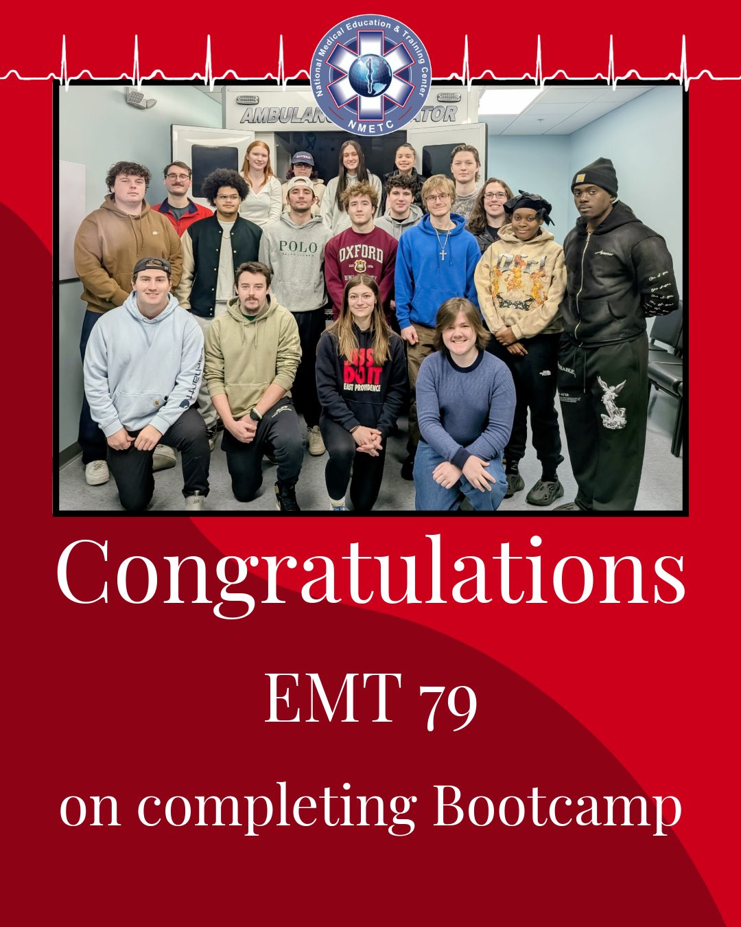 Congratulations to EMT 79 on completing Bootcamp! We wish you the best of luck!
#NMETC #EMT #EMS