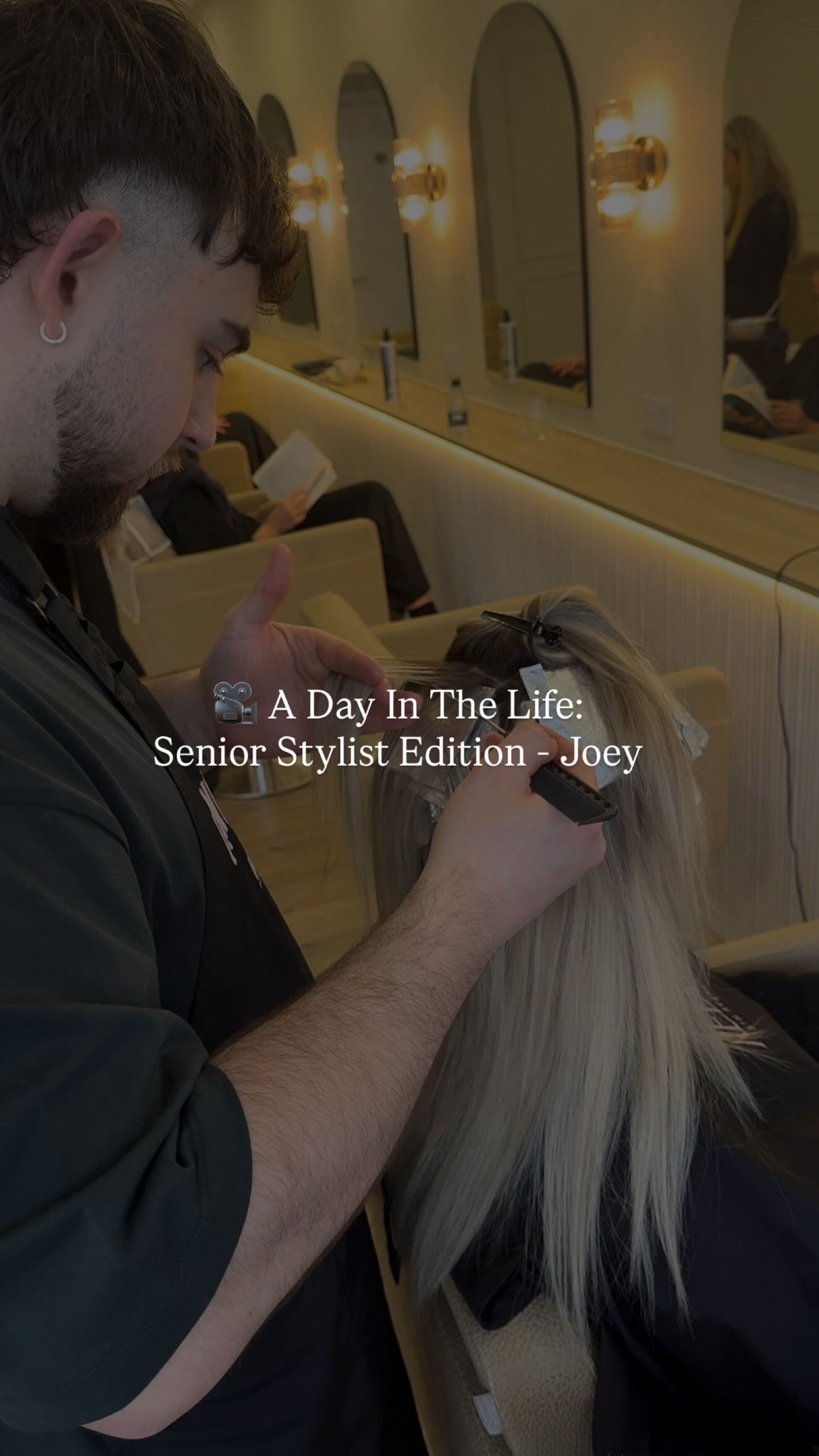 After a recent poll JOEY is back by extremely popular demand! Ever wondered what our Senior Stylist does from the moment he wakes up until he finishes at the salon… then you don’t want to miss this 👀 Easing us all back in with a “day in the life”…. It’s @hairbyjoeyyy ….you’re welcome 😉