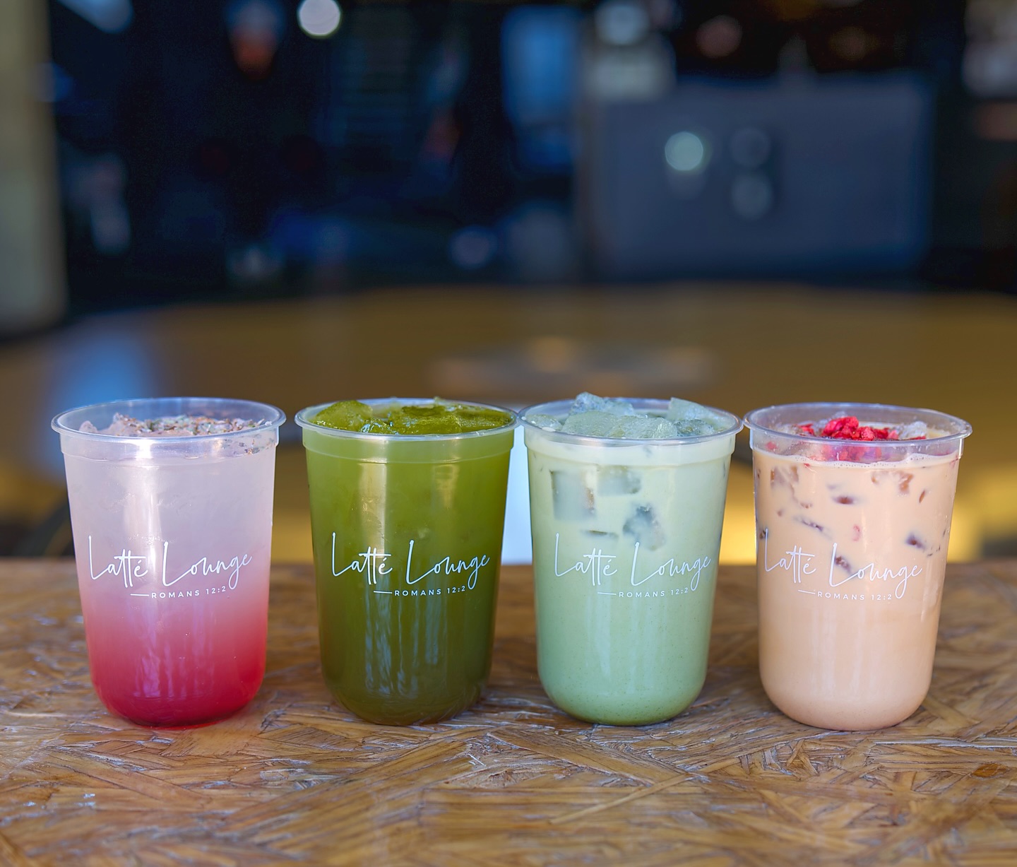 spring is calling and she’s blushing 🌸✨
the bloom collection drops tomorrow and it’s giving soft, floral, fruity, and fresh.
blushed matcha bloom
lav + strawberry + matcha + milk
strawberry cream blush
strawberry + vanilla + espresso + milk
strawberry matcha splash
strawberry + matcha + lemonade
lemon berry
lemonade + lavender + blackberry
spring menu is live tomorrow 💐 come sip the season at latte lounge.