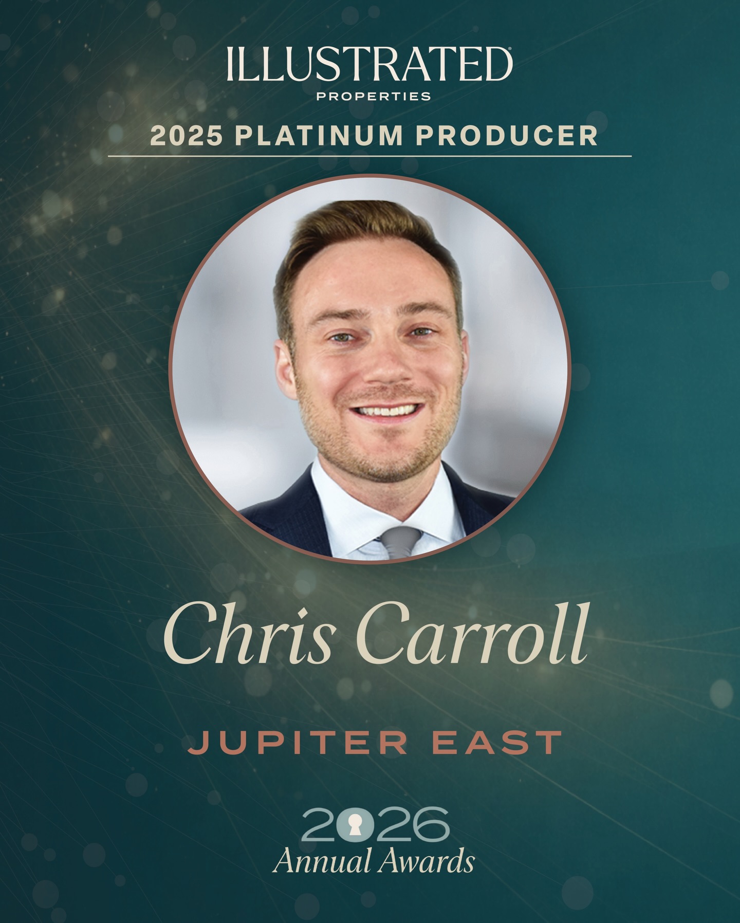 Honored to be recognized as a 2025 Platinum Producer with Illustrated Properties at the 2026 Annual Awards.
This achievement reflects the trust of my clients, strong partnerships, and a shared commitment to excellence across Jupiter, Palm Beach Gardens, and the surrounding South Florida communities. Thank you to everyone who made this year possible.
Grateful to my clients, colleagues, and the Illustrated Properties team for their continued trust and support. Excited for what’s ahead!
@illustratedproperties
#PlatinumProducer #JupiterRealEstate #PalmBeachGardensRealEstate #SouthFloridaLuxury #IllustratedProperties