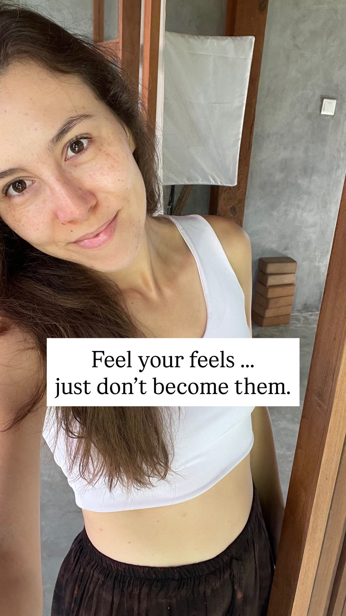 Emotions are messengers.
They’re not meant to be kept under lock and key in our bodies. They’re signals, part of our internal communication system showing what’s alive in us right now.
They’re meant to move through us, not define us.
The next time you feel overcome by an emotion, try this:
• Pause: Come into stillness - away from distractions
• Acknowledge: “I feel X right now and that’s ok”
• Feel: Stay with the emotion in your body.
This might feel uncomfortable, but try and befriend it. Where does it feel most alive in your body? What colour would it be, what shape?
• Invite: What would feel helpful right now to allow this emotion to move through me? This could be through tears, shaking, sound.
• Release & reflect: Be open to the insights and messages from this emotion showing up.
Come back to the present moment,
Take some deep breaths,
And move your body intuitively to reset.
The more you do this, the easier and quicker it becomes to shift in and out of emotional states, without getting stuck in one for too long.
🤎
I’ll soon be opening up 1:1 Coaching containers, guiding you from patterns of self-doubt and into deeper self-trust, through somatic practices like this.
DM me for more info, doors open soon.
#Emotions #SomaticWork #SomaticCoaching #EmotionCode #EmotionsMatter