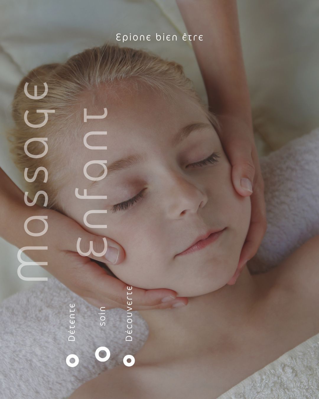 ✨ Le massage enfant, un moment rien qu’à lui ✨
Parce que les enfants aussi ressentent le stress, les émotions intenses et la fatigue…
Le massage enfant est une bulle de douceur, pensée pour les accompagner dans leur développement émotionnel et corporel 🤍
🌿 Il aide à :
• apaiser les tensions
• favoriser la détente et le sommeil
• soutenir la confiance et la sécurité intérieure
• offrir un espace d’écoute et de respect du rythme de l’enfant
Chaque séance est adaptée à l’âge, aux besoins et à la sensibilité de l’enfant, dans un cadre sécurisant et bienveillant 🌈
Un moment précieux pour se déposer, respirer et se reconnecter à son corps.
📍 Au cabinet Epione Bien-être
📩 Infos & réservations en message privé
#massageenfant #bienetre’enfant #douceur #ecoute #relaxationenfant #epionebienetre