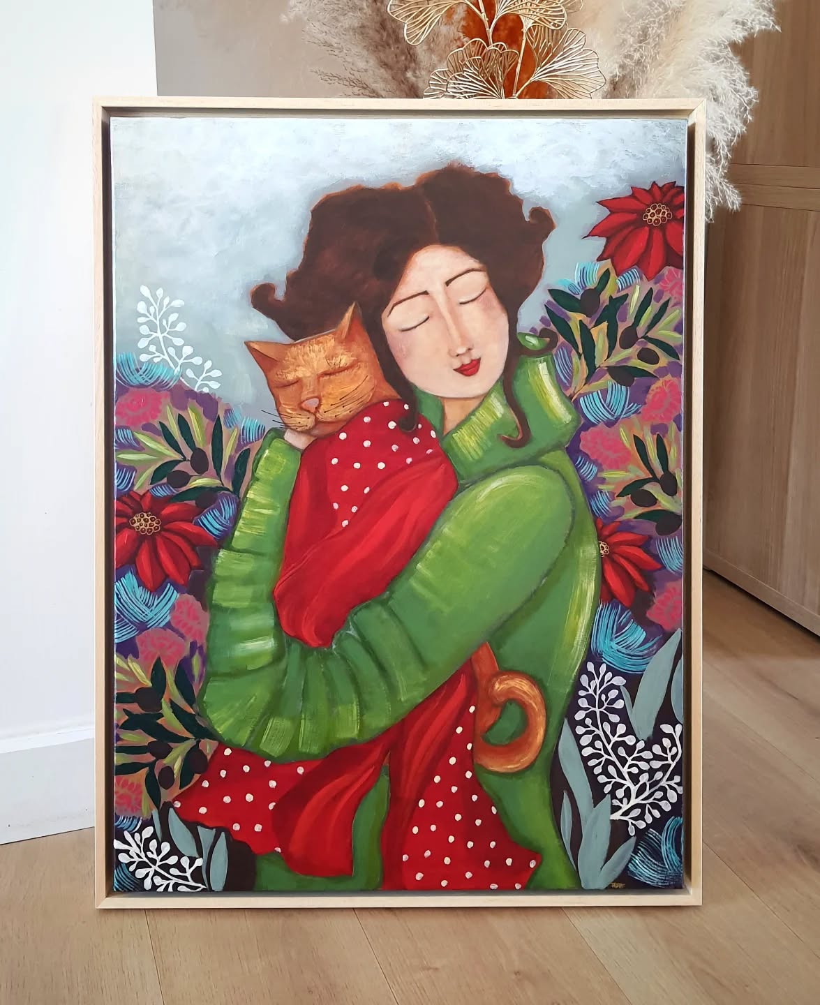 @floramerleau à la galerie les Souliers rouges à Clisson
#floramerleaupeinture #clisson #galeriedart #pieceunique #painting