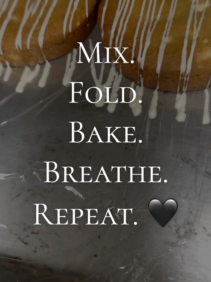 Mix. Fold. Bake. Breathe. Repeat. 🖤
Peace, measured in teaspoons.TheReapersWhisk #GothBakery #BakingTherapy #SoulfulBakes #KitchenRitual