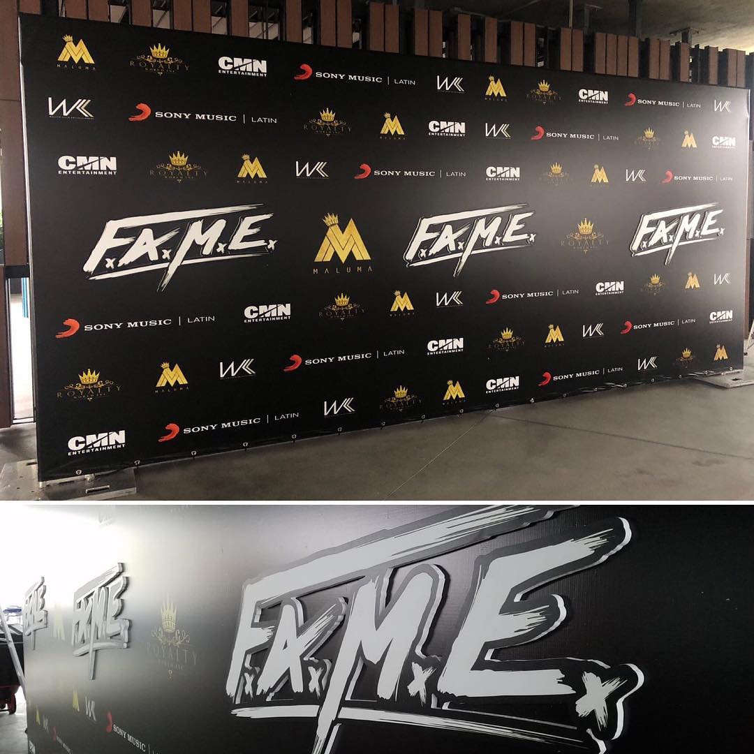 The @maluma concert after party 3D Step & Repeat
.
.
#malumaafterparty #events #americanairlinesarena #redcarpet #dgprint