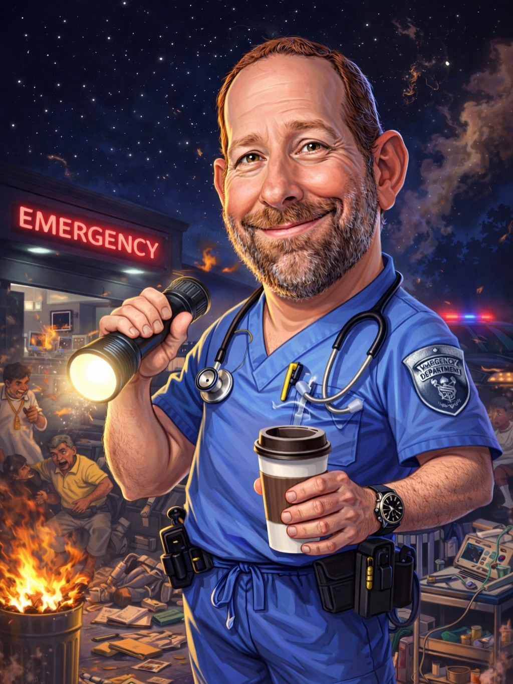 Next up on our faculty spotlights is our APD Dr. Geoff Gillespie! Dr. Gillespie grew up in Washington and Oregon state and spent most of his life there. Did you know, before his life in medicine, he was a police officer! 🚔
🩺Medical Training- Oregon Health Sciences University (OHSU) in Portland, OR then matched into EM here at AMC
🎿My ideal day off work would be skiing with my son and some friends then coming home to spend the evening with my wife. (She hates skiing).
🍦My ideal snack at work would have to be anything I can eat cold and with minimal effort since we are generally running around.
🎧If a theme song played everytime I walked into the department it would have to be... Down to the Honky Tonk by Jake Owen?
🤙🏽My favorite part of Albany would have to be the ready access to skiing, the amazing hospital, and how easy it is to live here. Great schools. No traffic.
