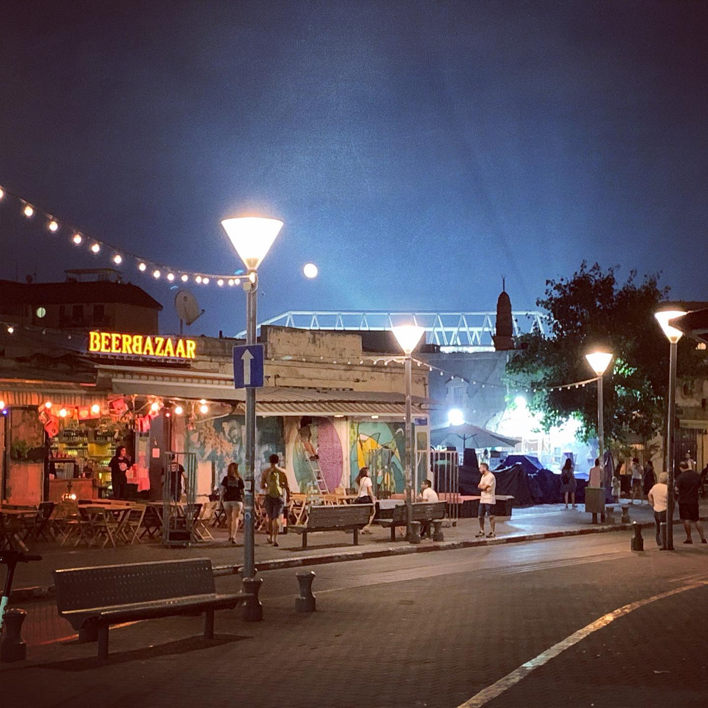 #there is no place like Jaffa at nights • • • #jaffa #telaviv #fleemarket #moonlight #israel #travellocalisrael #nightlife #best-travel-Israel