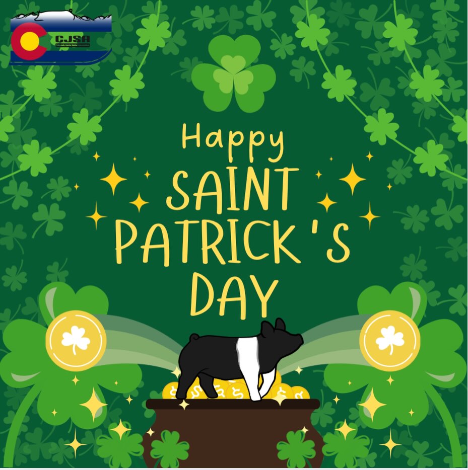 We hope you find a dark cross in a pot of gold at the end of the rainbow today. Happy St. Patrick’s Day.