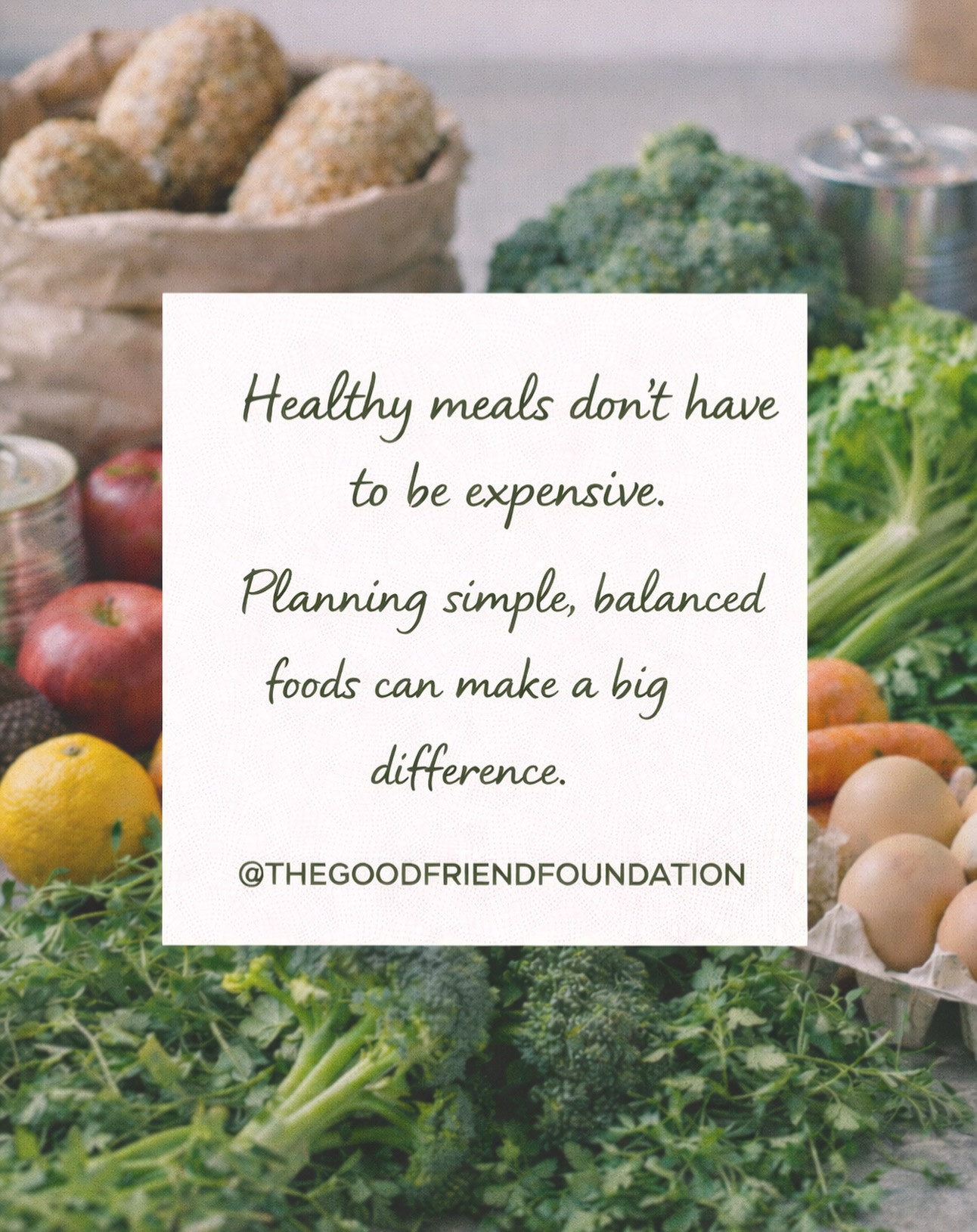 Healthy meals don’t have to be expensive.
Planning simple, balanced foods can make a big difference.
Las comidas saludables no tienen que ser costosas.
Planificar alimentos simples y balanceados puede marcar una gran diferencia.