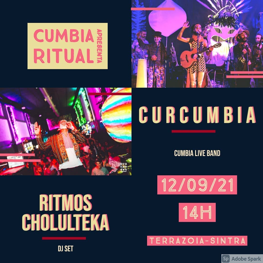 Este domingo vamos ter mais Cúmbia e comida do Maghreb.
Thia sunday we will have Cúmbia and food from Maghreb