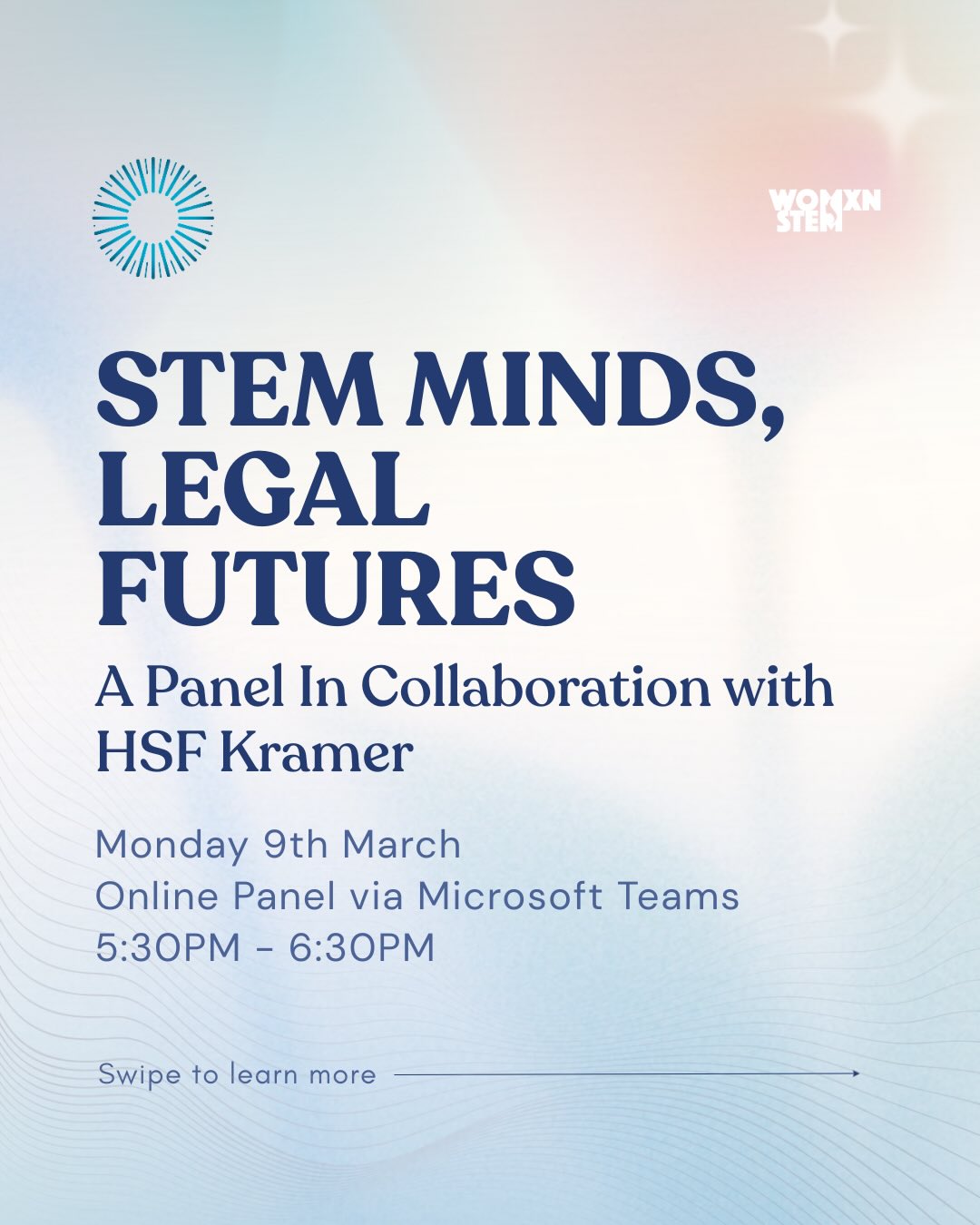As STEM students, we don’t need often visualize ourselves with a future career in law. At a firm like HSF Kramer, having a STEM background and degree-specific knowledge actually gives you a competitive edge in the legal field. 👩⚖️ 🧬 🥼
How is this the case, and what would a role in law look like for you? Join us at STEM Minds, Legal Futures on 9th March to hear all about navigating this transition from industry professionals. See you there! 💫