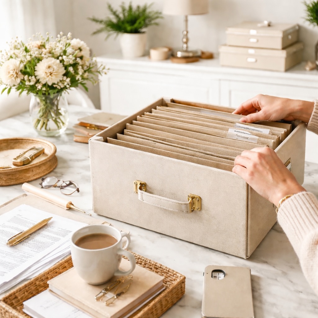 Paperwork doesn’t just take up space, it creates constant mental load.
Drawing on years of experience working as Legal Personal Assistants, we organise household documents with complete discretion and professionalism.
Financial papers, medical information, school admin, insurance, legal correspondence all handled calmly and confidentially.
✔ Clear, maintainable filing systems
✔ Sensitive information treated with care
✔ No judgement, ever
✔ Immediate relief from backlog overwhelm
For busy households who simply don’t have the time or headspace to manage it all.