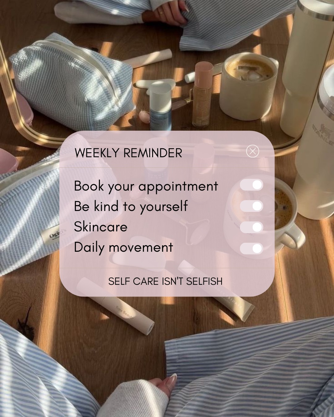 A quick check-in for the week ahead… start with self-care ✨
Book your appointment via the link in our bio.