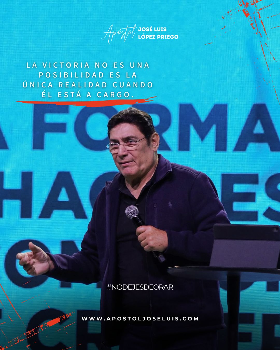✨ La victoria no es solo un sueño, ¡es nuestra única realidad! ✨ Cuando Él está al mando, todo es posible. 💪⚡️ ¿Estás listo para experimentar el triunfo en tu vida? 🙌🏼 ¡Sigue al Apostol José Luis y prepárate para lo extraordinario!
Mensajes, Enseñanzas y más en
>> www.apostoljoseluis.com <<
#apostoljoseluis #bendiciones #god #Dios #gospel #evangelio #cristianos #yosoyngi #ngiglobal #sanidad #perdon #blogcristiano #enseñanza #mexico #familia #generaciones #palabradedios #vision #ApostolJLLP #FeEnDios #TransformaciónDivina #NuevaVida #avivamiento2025