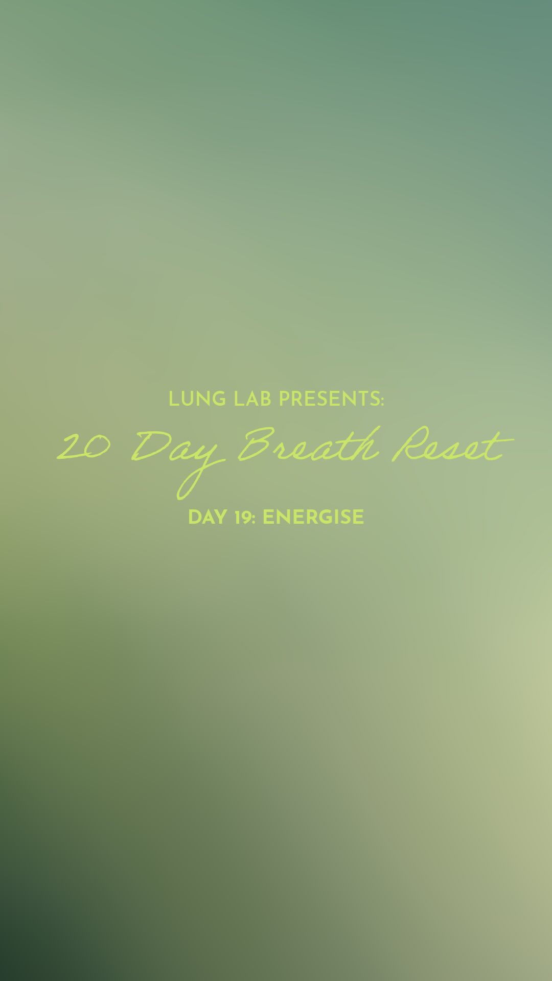 Day 19. Second-to-last day. We’re finishing strong.
Today’s challenge is a 2 minute energiser for when the mid-afternoon lull hits and you want a pick-me-up without reaching for coffee.
Did it energise you or are you still reaching for the coffee?
#lunglab #breathwork #energyboost energising breathwork, breathing for energy, afternoon slump breathing, nervous system activation, performance breathing, respiratory training, breath control, focus breathing, breathwork challenge, Lung Lab