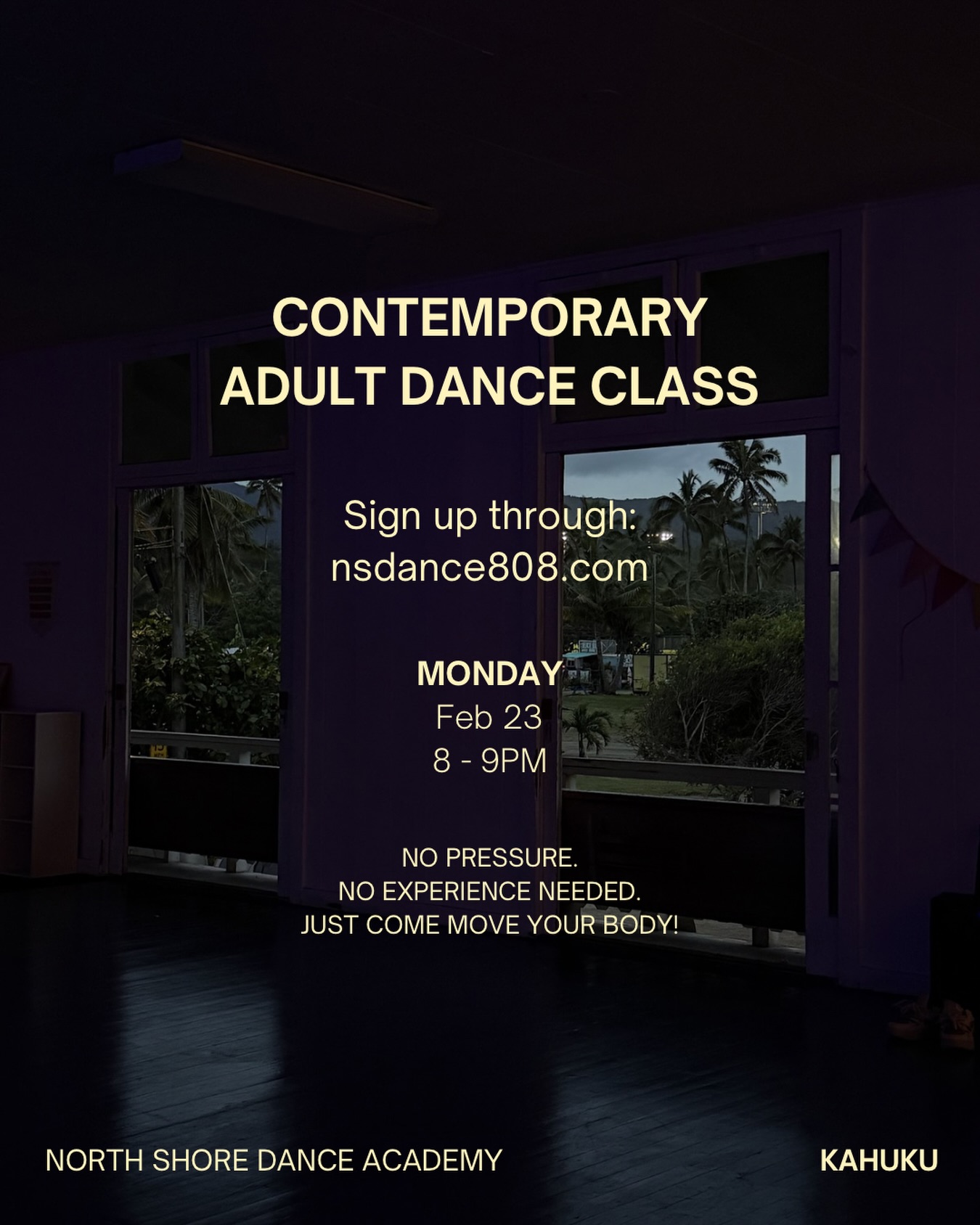 Join us this Monday night for an adult ballet class designed for all levels. No experience required, just come move your body, feel good, and have fun!!
Ages 18+ :) Sign up through our website. DM with any questions 💙🦋✨