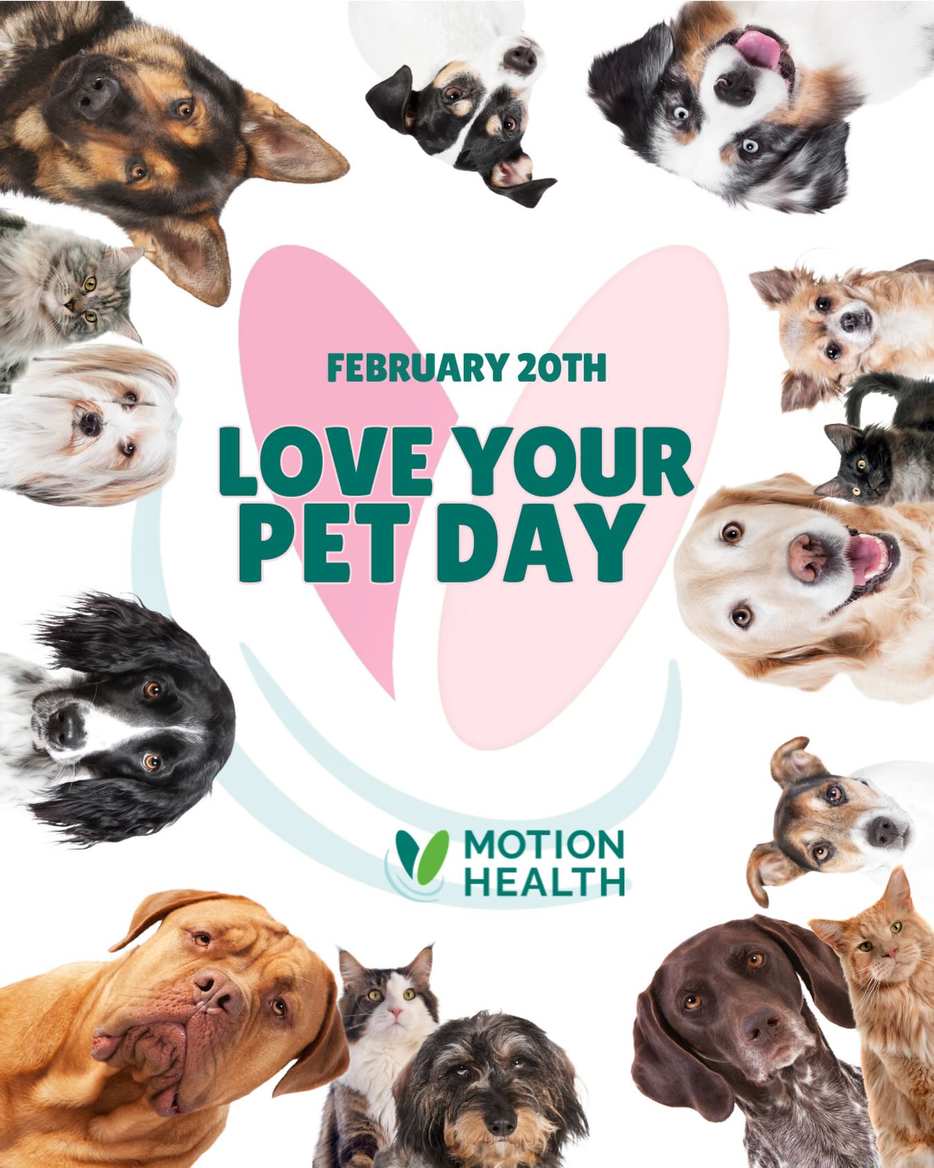 Not that we need a reason… but we’ll take one. 🐾. Happy International Love Your Pet Day!
Today we’re celebrating the ones who keep our hearts full and our lives in motion, from morning walks to evening couch cuddles and everything in between.
Because loving them means more than treats and belly rubs.
It means supporting their comfort, mobility, and all the adventures still to come.
#LoveYourPetDay #PetWellness #MotionHealth #preventrepairrestore