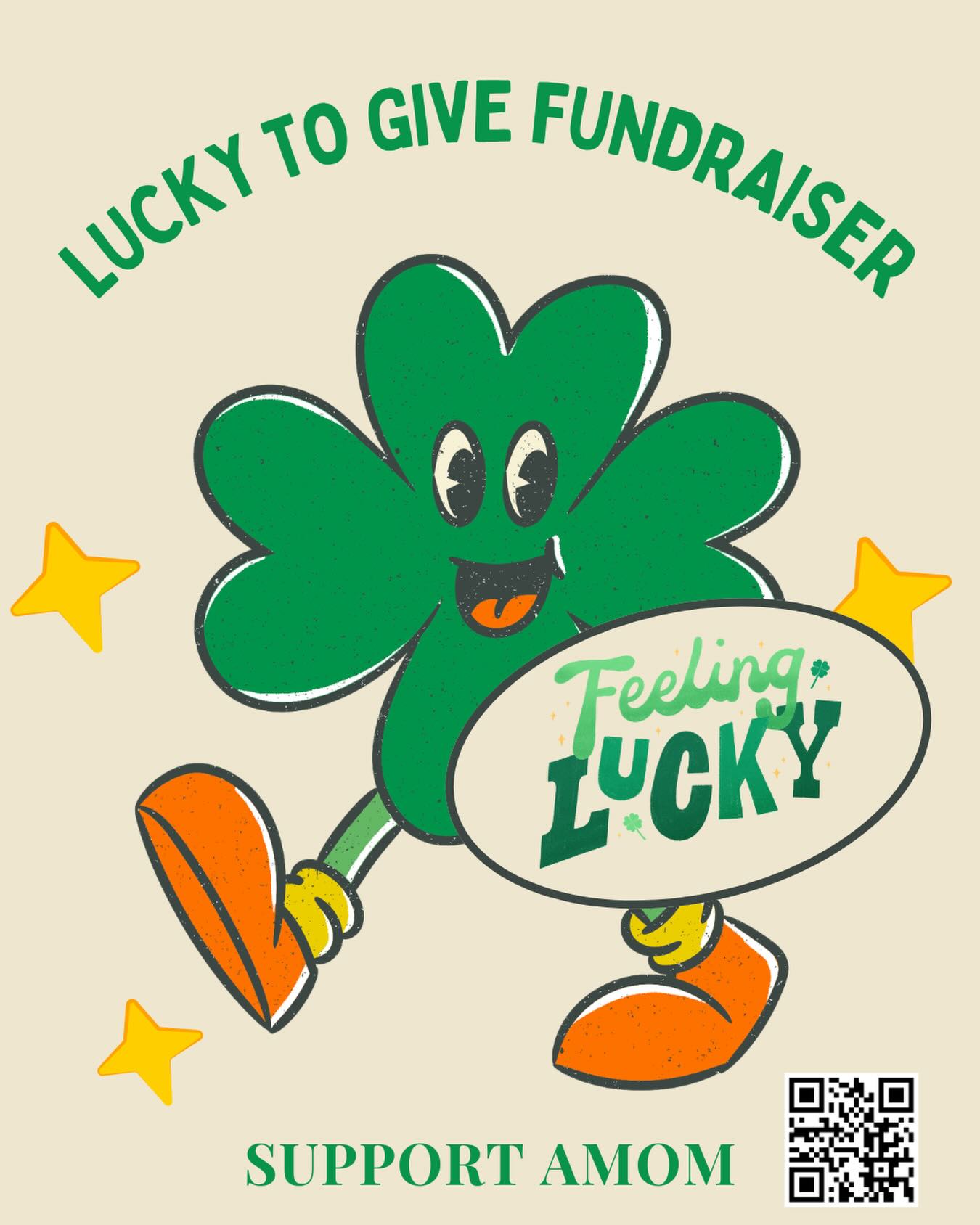 Join AMOM in our annual Lucky to Give Fundraiser! 100% of proceeds will help us visit kids in need! All active members have a goal of fundraising $50, help us reach our goal!! https://secure.givelively.org/donate/a-moment-of-magic/university-of-virginia