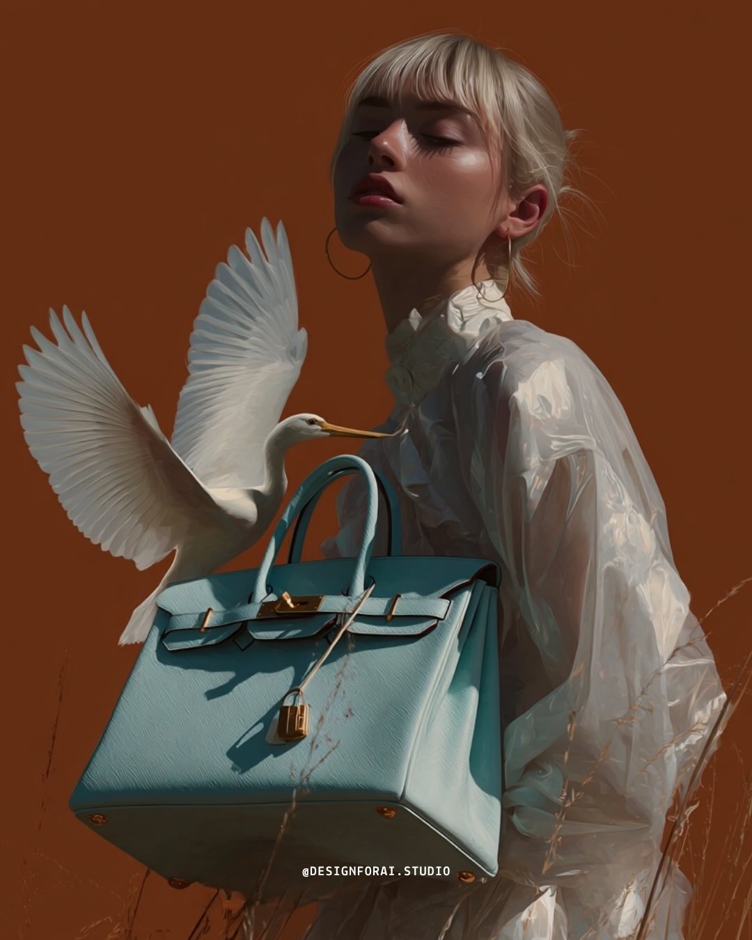 ¿Por qué tratar un objeto como moda y no como arte?
La Birkin, @hermes, se posiciona como un objeto de deseo: un estudio de tiempo, material y autoría.
Concebida como una campaña que desplaza la mirada desde el consumo hacia la contemplación, la propuesta encuadra el bolso no como accesorio sino como un artefacto singular, modelado por horas de oficio disciplinado y escasez.
En una economía visual post-digital definida por la reproducción infinita, esta campaña afirma la irreproducibilidad del trabajo humano. Hermès no se presenta como casa de moda, sino como custodio de conocimiento material y continuidad.
-
Why treat an object as fashion and not art?
The Birkin, @hermes, is positioned as an object of desire: a study in time, material, and authorship.
Conceived as a campaign that shifts the gaze from consumption to contemplation, it frames the bag not as an accessory but as a singular artifact shaped by disciplined craft and scarcity.
In a post-digital image economy defined by infinite reproduction, this campaign asserts the irreproducibility of labor. Hermès is not presented as a fashion house, but as a custodian of material knowledge and continuity.
Digital art campaign by @designforai.studio
#hermes
#digitalart
#birkin
#luxury
#art