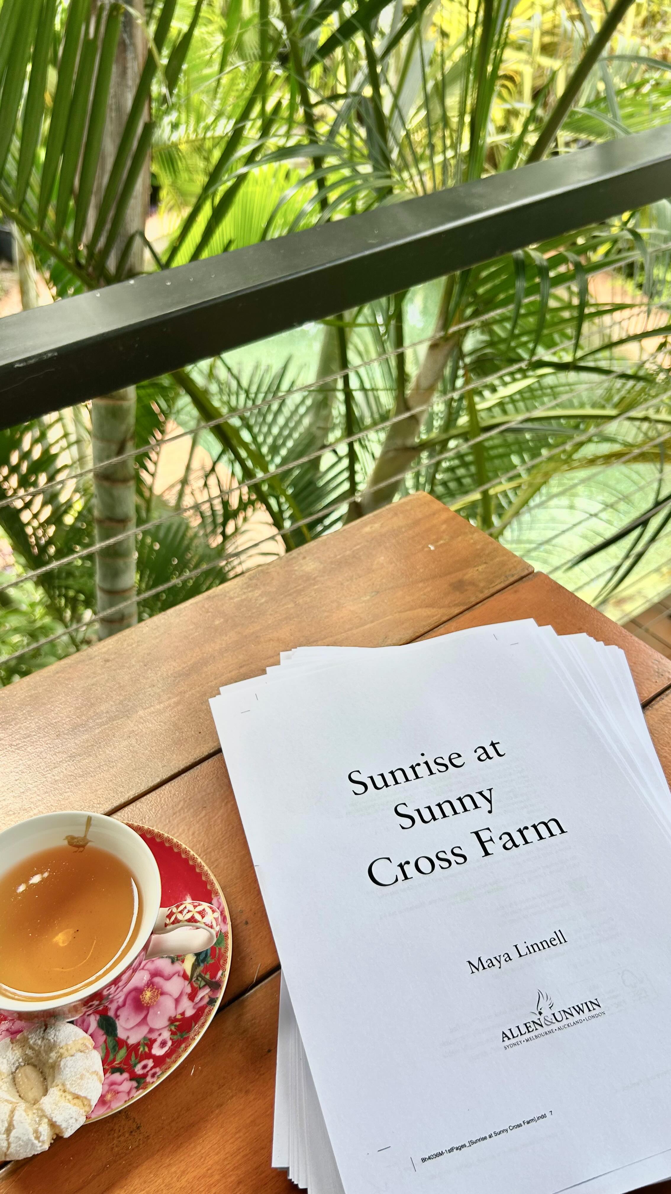 And the proof read is DONE! This little beauty is back with my publishers at @allenandunwin and off to the printers very, very soon. And just wait until you see the gorgeous new cover for Sunrise at Sunny Cross Farm!!
Want to see it first? I’ll be sharing the first glimpse with my newsletter subscribers before anyone else! Head to www.mayalinnell.com if you’re not already signed up 😍