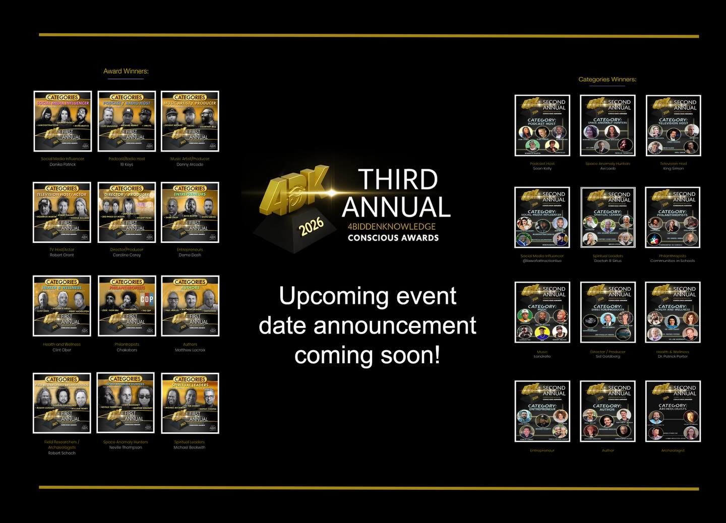 Visit our website for more info on the @4biddenknowledge Third Annual 4Bidden Conscious Awards Sponsor, (link in bio). #4biddenconsciousawards #billycarson #4biddenknowledge #4BK #ConsciousAwards