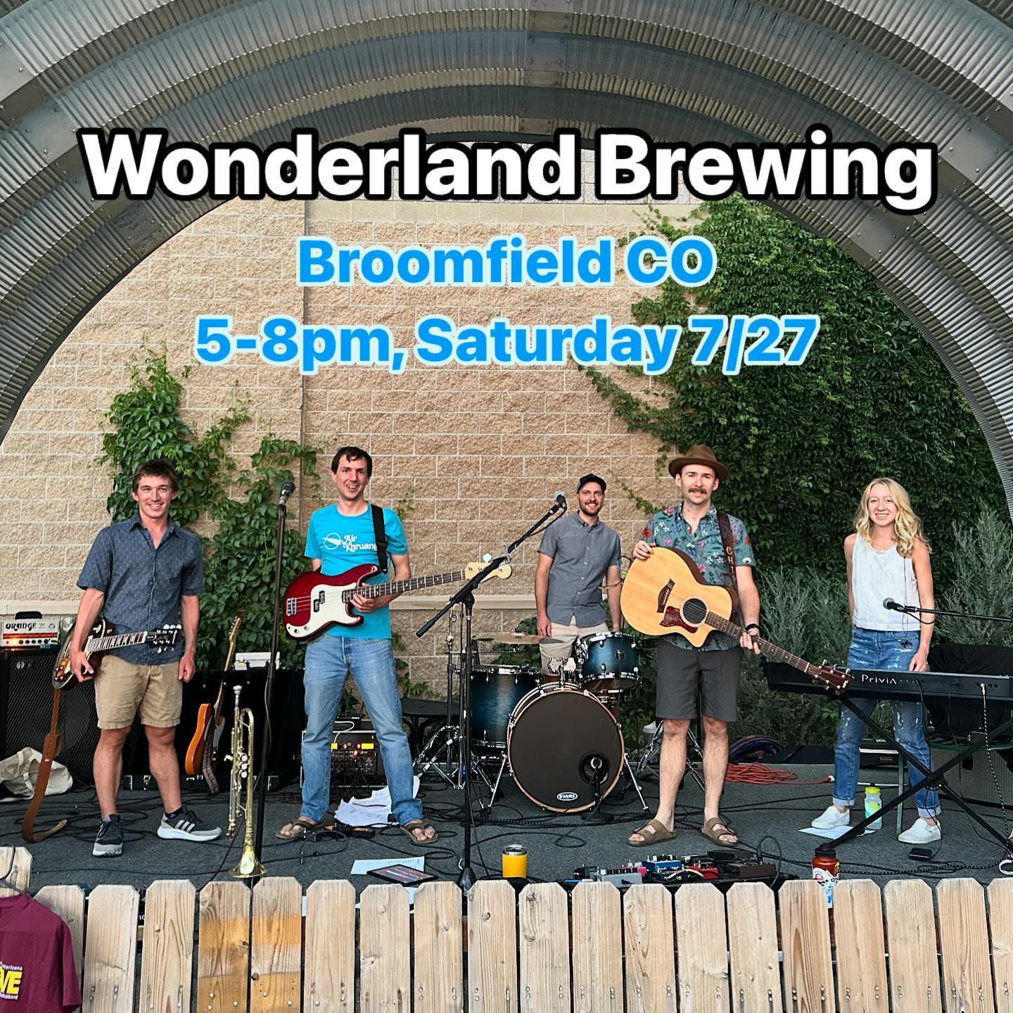 We’ll be a stone’s throw away from Lowfive headquarters on Saturday for a free one at @wonderlandbrewingco. Playing 5-8pm in their amazing patio. Come for beer, food, mini golf, pinball, and more! #yay #fun #lowfiveband
#brewery #band #livemusic #free #colorado #broomfieldcolorado #broomfieldco #coloradomusic #folk #rock #concert #summer