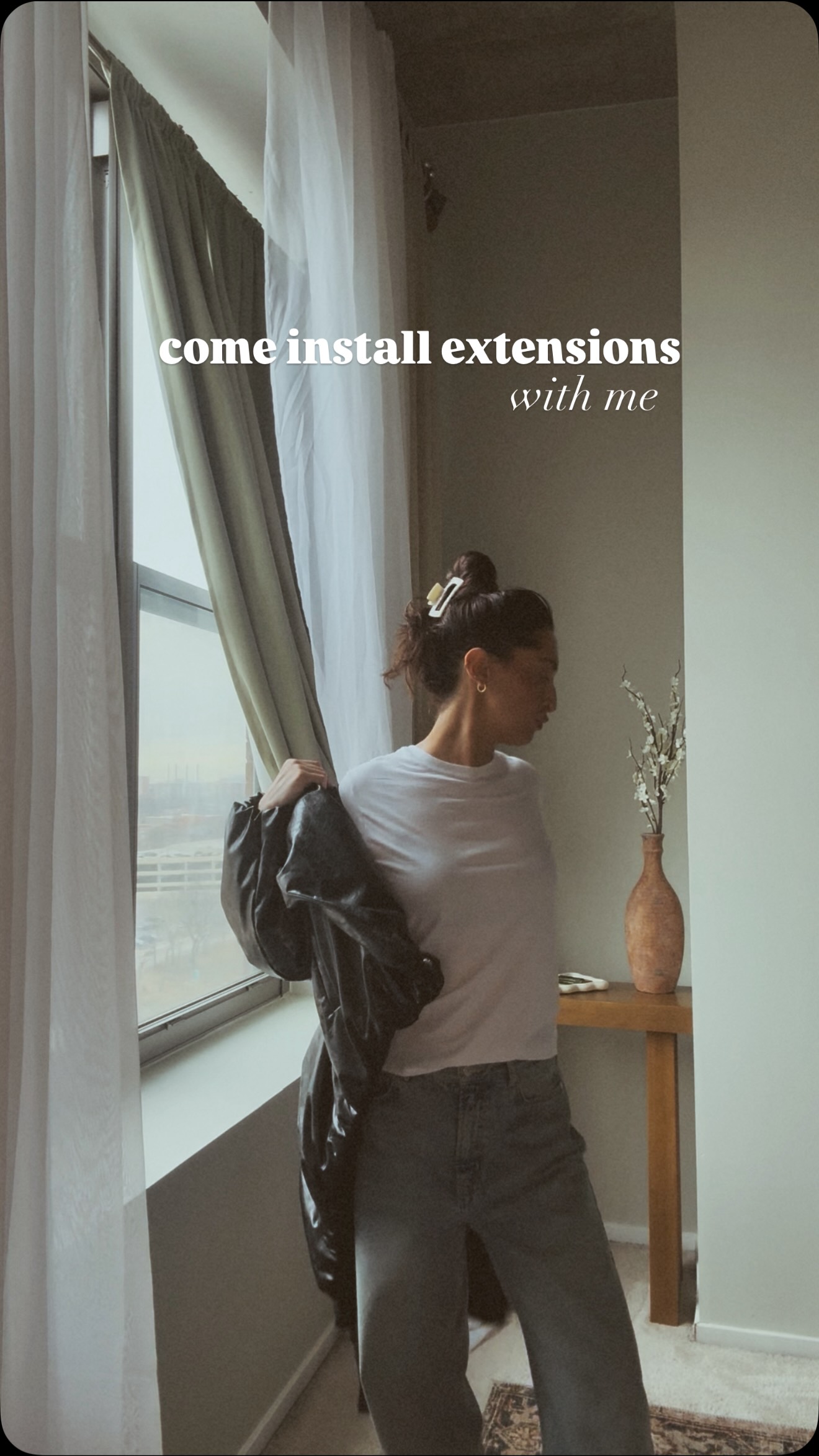 come to the salon with me !!
wearing 3 rows @invisiblebeadextensions + blonding 💌