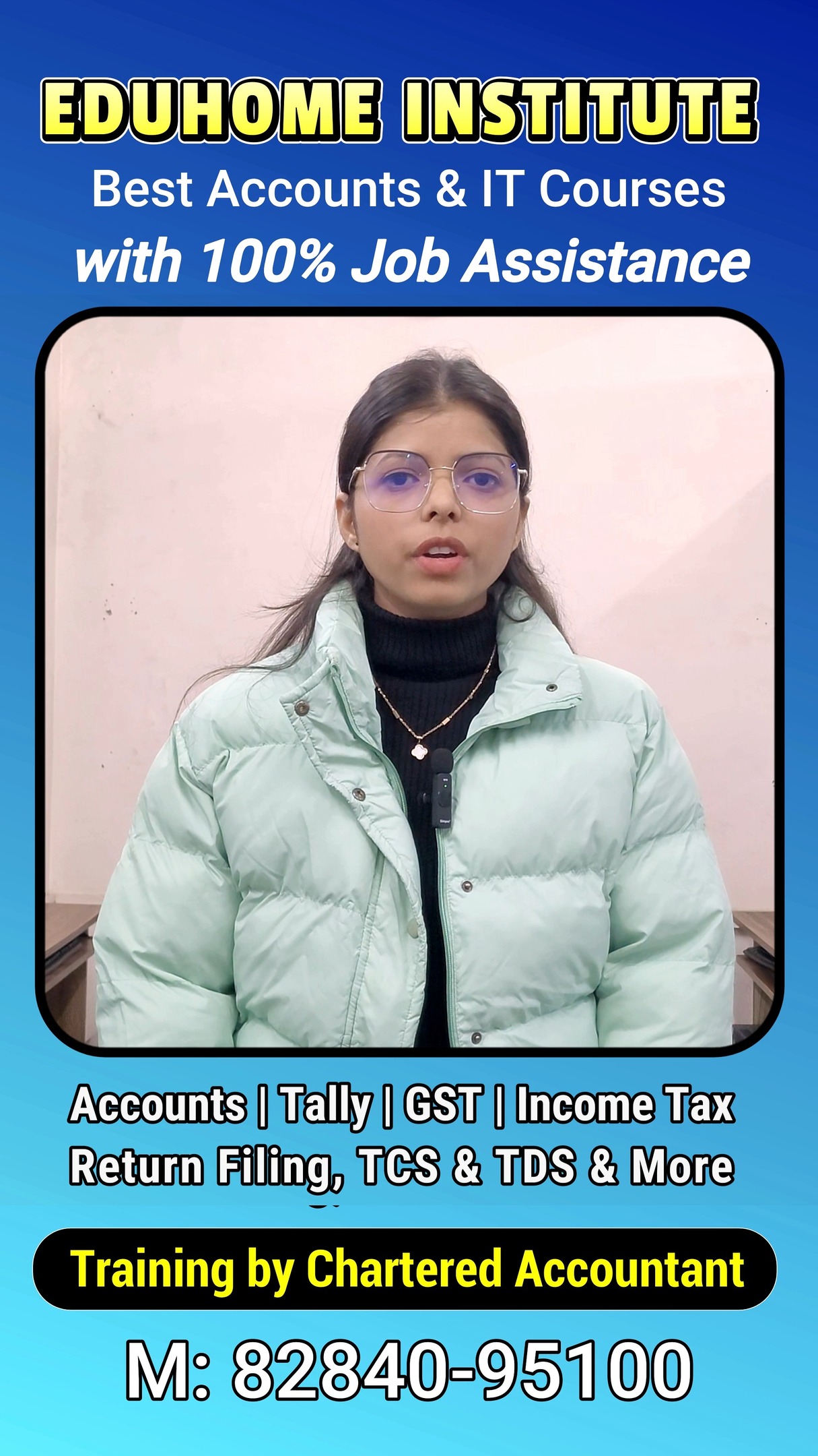 ✨ Meet Our Brilliant Student ✨
We are proud to introduce our brilliant student who successfully completed the CFP Course from Eduhome Institute, Ludhiana.
With dedicated training and practical learning, she has developed strong skills in the accounting field. Today, she is confident and capable of handling accounting work professionally. 👩💼📊
Her journey reflects how the right guidance and proper training can build real confidence and career growth.
🎯 Start your professional journey with Eduhome Institute, Ludhiana.
#eduhomeinstitute #cfpcourse #accountingcourse #professionalaccountant #ludhiana #successstory #careerconfidence