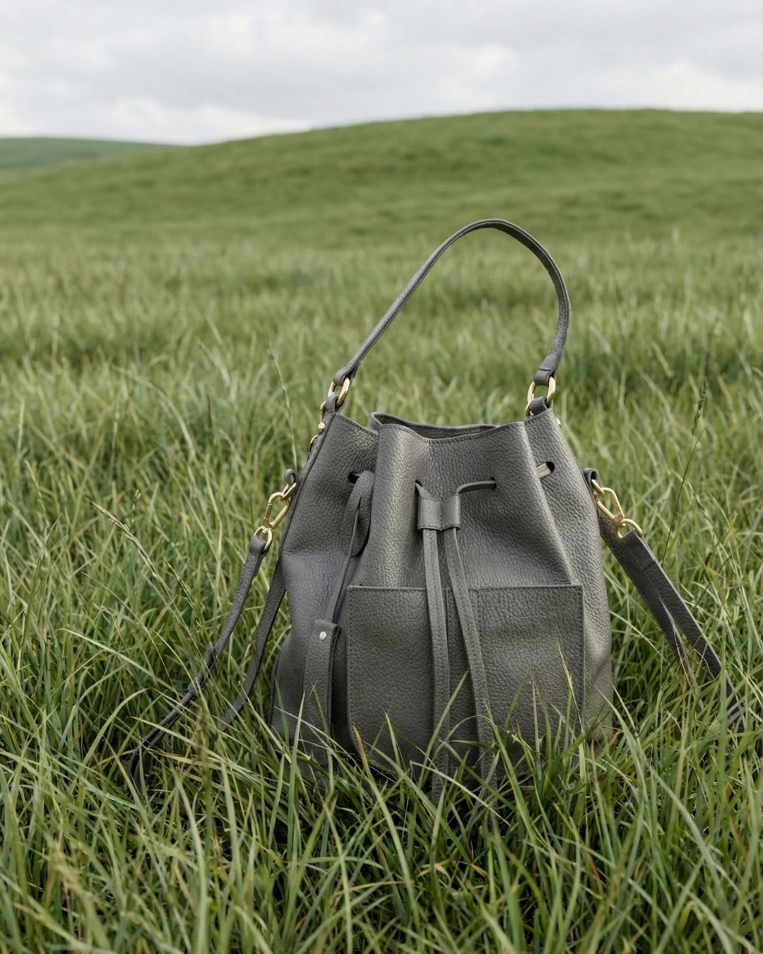 Kolejny dzień w „Czasie lekkości”.
On nie lubi pośpiechu.
Lubi decyzje, które zmienia się w biegu.
Worek taupe powstał właśnie z tej myśli – że dzień rzadko wygląda tak, jak go planujemy. Rano nosisz go w ręku, kiedy wychodzisz tylko „na chwilę”. W południe przewieszasz przez ramię. A kiedy robi się intensywniej – zamienia się w plecak i masz wolne ręce na wszystko, co przynosi życie.
Kolor taupe jest jak cisza między porami roku.
Nie krzyczy.
Nie dominuje.
Pasuje do beżu, do zieleni, do denimu i do słońca, które dopiero się rozkręca.
Występuje w wersji klasycznej – kiedy chcesz zmieścić cały dzień.
I mini – kiedy wystarczy to, co najważniejsze.
To jedna torba.
Trzy sposoby noszenia.
I nieskończenie wiele scenariuszy.