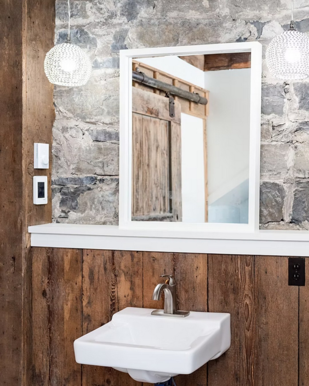 This bathroom remodel was part of the larger tavern apartment renovation, bringing modern comfort into an older space. Included is an intricately tiled shower and woodwork that connects this room seamlessly to the rest of the building.
#sawteethcarpentry #bathroomremodel #historicrestoration #adirondackbuilds #craftsmanshipmatters