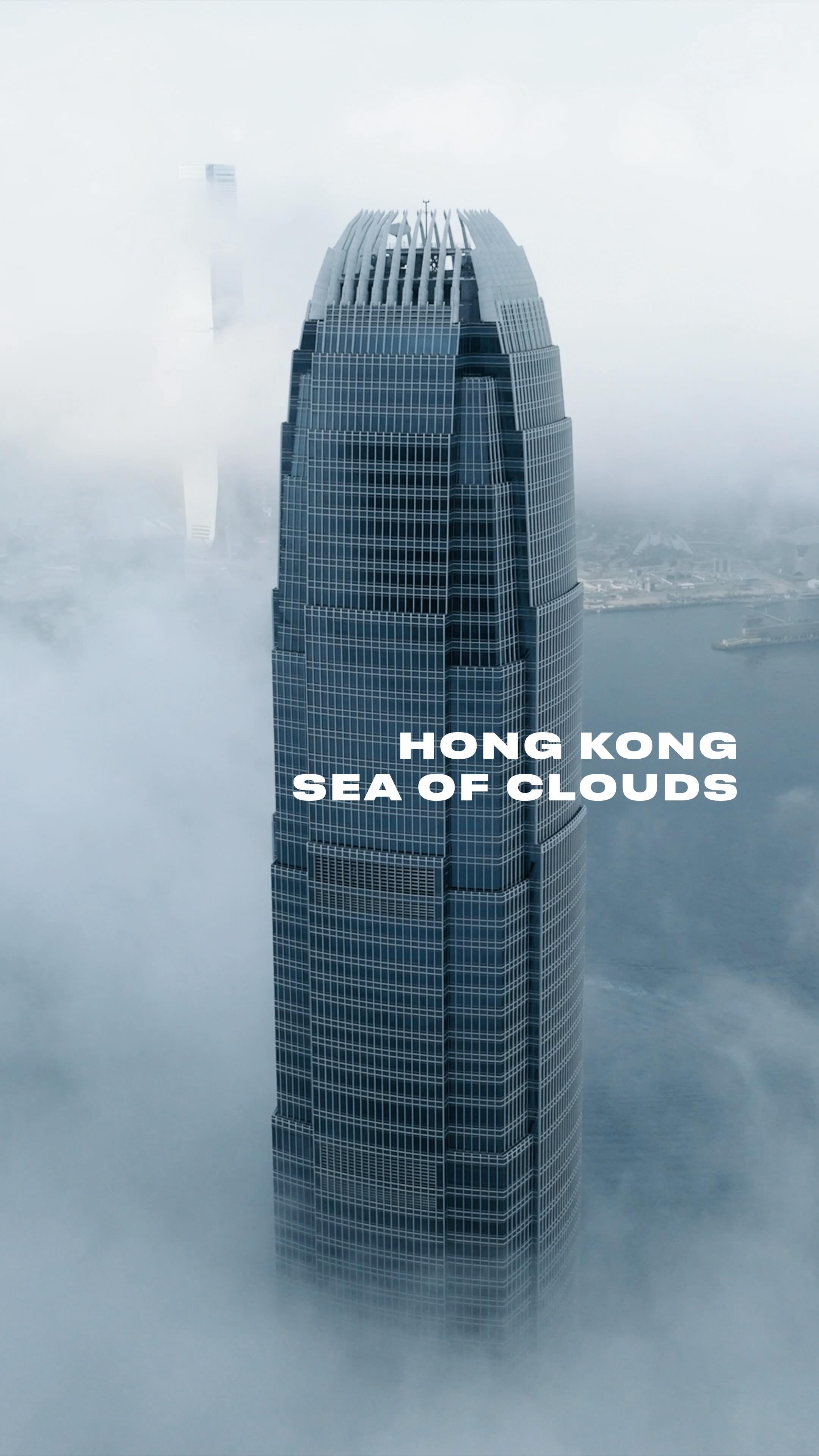 Hong Kong sea of clouds ☁️ it’s that time of year again! #hongkong #seafog #hk