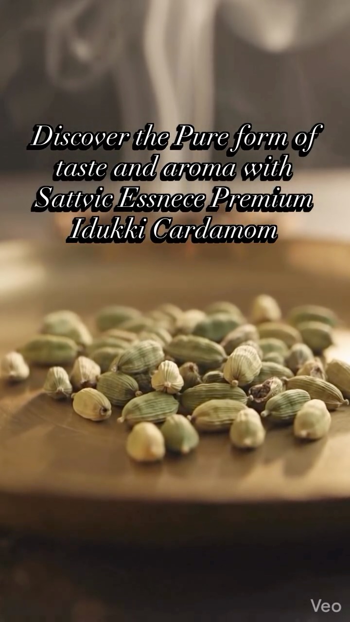 Introducing Sattvic Essence Idukki Premium Elaichi
7-8 mm pure Idukki Bold Cardamom
Straight from the lush hills of Idukki — where the finest cardamom grows in pure mountain air.
Our premium elaichi is handpicked for bold aroma, natural sweetness, and unmatched freshness.
✨ Strong aroma
✨ Bigger, greener pods
✨ No polish. No additives. Just purity.
Perfect for chai, desserts, prasad, and everyday sattvic living.
Once you smell the difference, there’s no going back 💚
#SattvicFoods #IdukkiElaichi #PremiumElaichi #GreenCardamom #SattvicLiving PureSpices ElaichiLove AuthenticTaste FromSourceToSoul