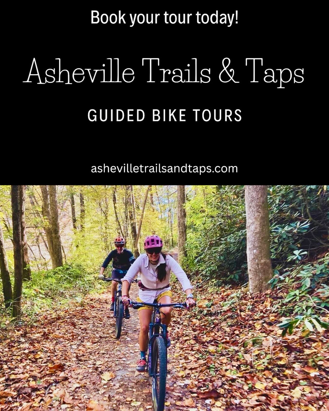 Asheville Trails &Taps guided bike tours kick off is March 1st 2026!
Looking forward to showing visitors from all around the world what we have to offer as far as urban bike tours, mountain bike and gravel bike tours!
Book your tour now! #ashevillenc #oldfort #northcarolina #mountainbiking #brevard