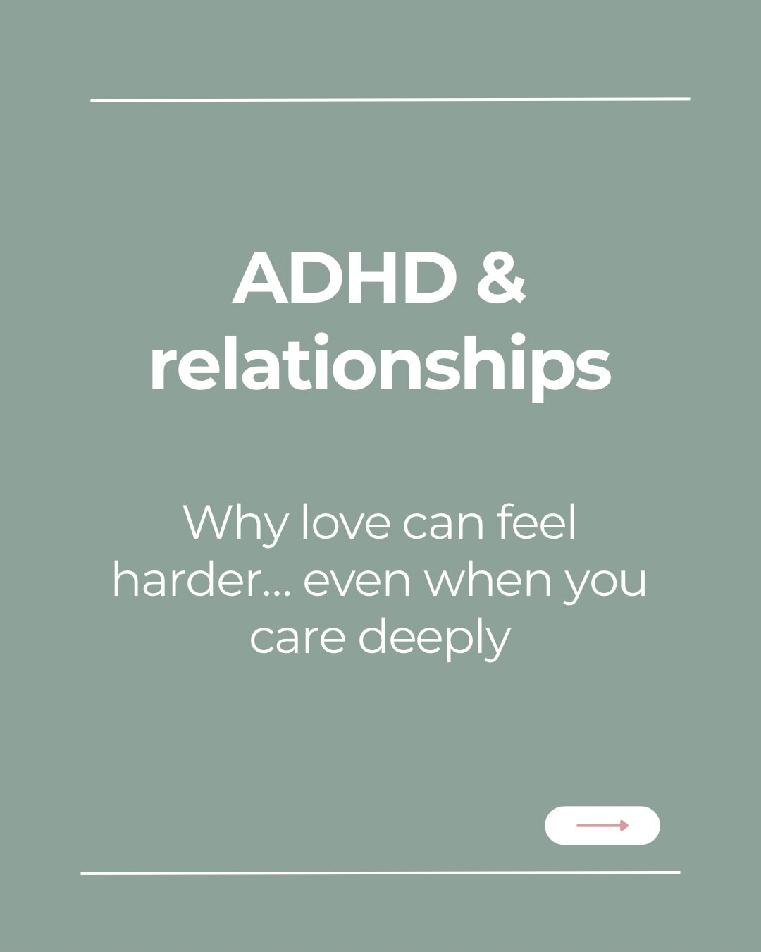ADHD doesn’t only live inside one person
it often lives inside the relationship dynamic too.
Many couples come to therapy not because love is missing, but because understanding has been lost in the stress, hurt, and miscommunication.
When ADHD is recognised and supported compassionately,
relationships can shift from blame → teamwork.
If this feels familiar, you’re welcome to reach out and explore whether couples support might help.
#couples #therapy #warrington #adhd #online