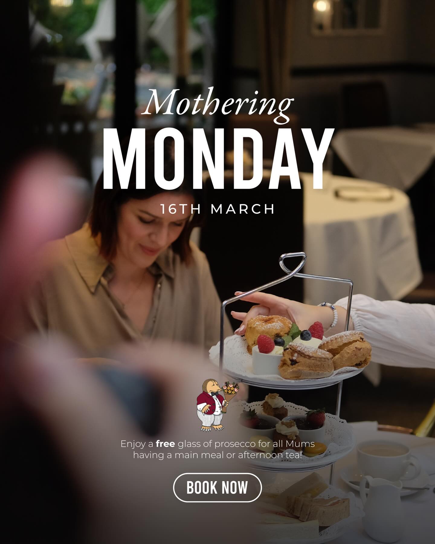 We can’t wait to welcome all the amazing mums this Mother’s Day! 💐 But here’s a little extra treat… on Mothering Monday, 16th March, we’re offering a free glass of Prosecco for any mum enjoying a main meal or Afternoon Tea! 🥂
To book your spot, simply head to our website via the link in our bio. See you soon! 👌
#mothersday #thegrumpymole #freeprosecco