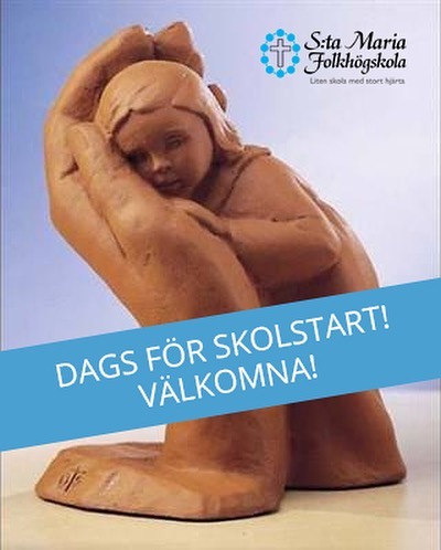 Måndagen den 20/8 klockan 09:00 är det skolstart för nya deltagare och klockan 10:00 för ”gamla” deltagare. Välkomna! #studier #sanktamariafolkhögskola