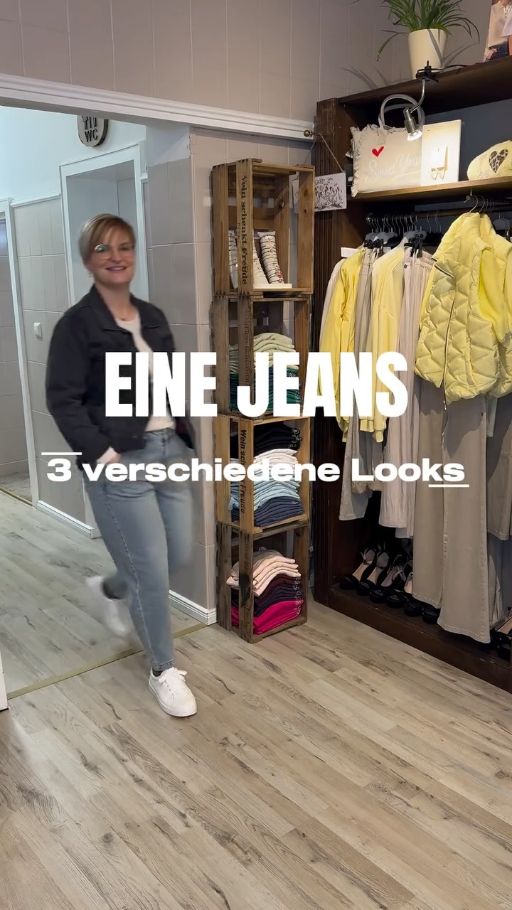Eine Jeans…3 verschiedene Looks💙
Die neue Ballon Jeans von Buena Vista in einer hellen Waschung ist die perfekte Jeans fürs Frühjahr.
Lässt sich perfekt mit Sneakers kombinieren und egal ob Sweater, Jeansjacke oder Grobstrick, man hat so viele Stylingmöglichkeiten bei dieser Passform.
Möchtest du mehr Stylingideen? Dann schreib uns in die Kommentare & wir zeigen dir weitere Kombinationen zu der Jeans.🤗
connected BY fashion
#jeans #buenavistajeans #ettlingen #marxzell #bystylez