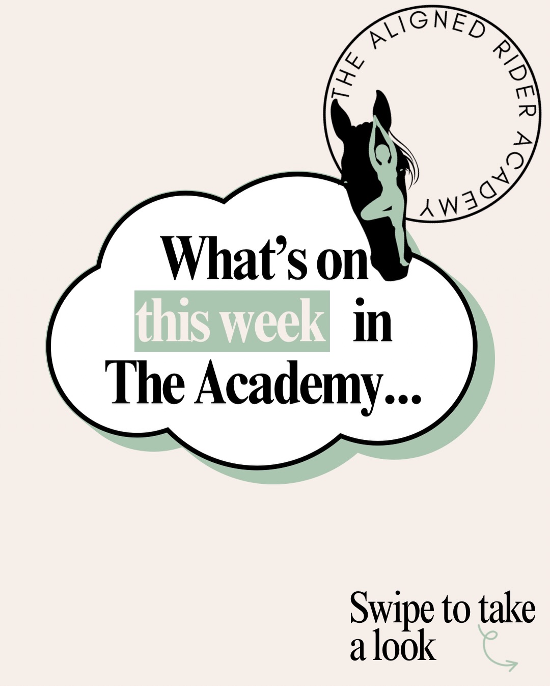 We’re back from our time in the snow and so The Academy gets back into full swing from Tuesday.
All online, all from the comfort of your own home, and all recorded so if you can’t make the live you can catch up 💚
See you there xx