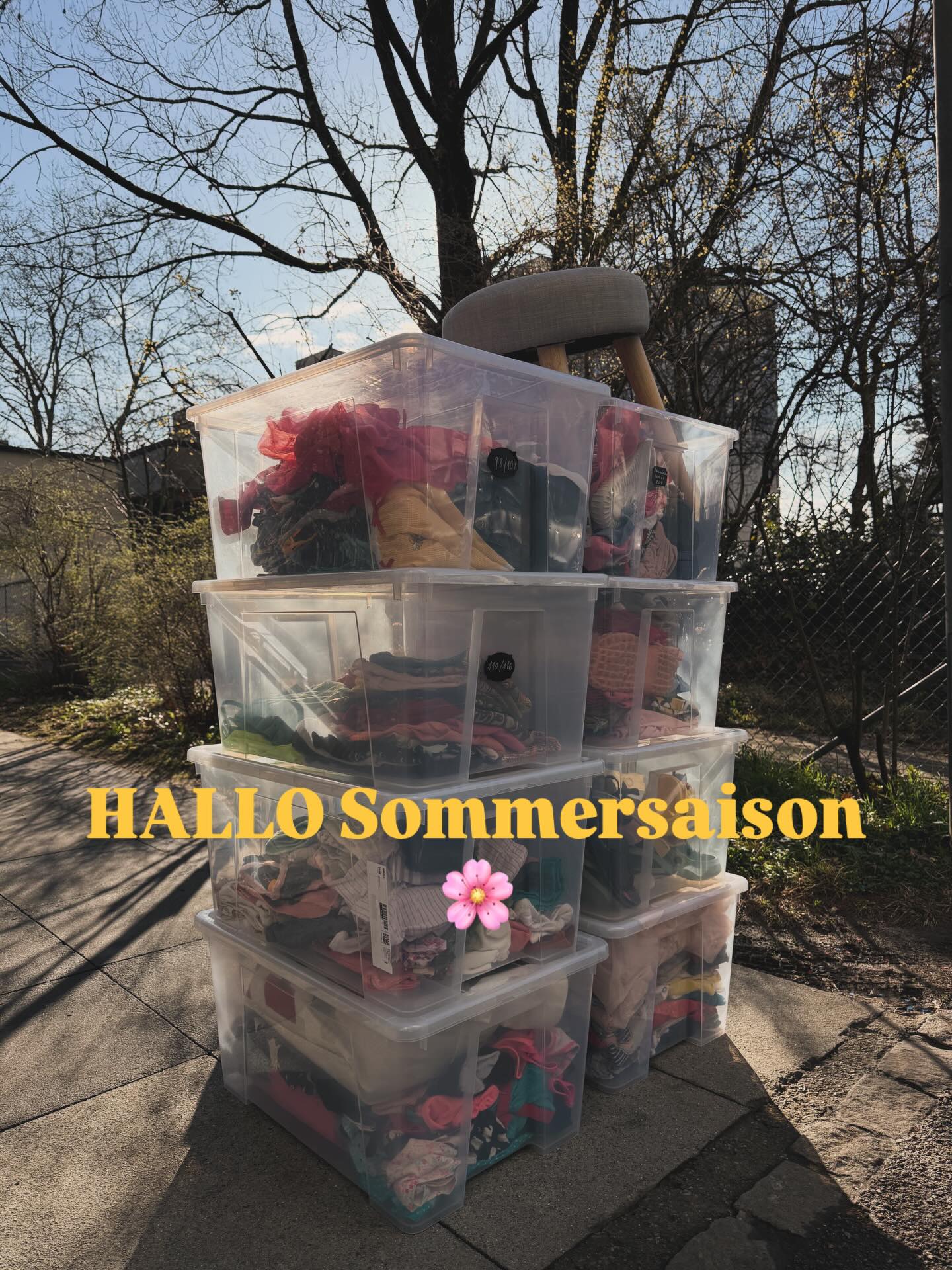 HALLO Frühling 🌸!
Wir haben umgerüstet und uns vom Winter und der warmen Kleidung verabschiedet👋
Am Dienstag um 14h gehts los!